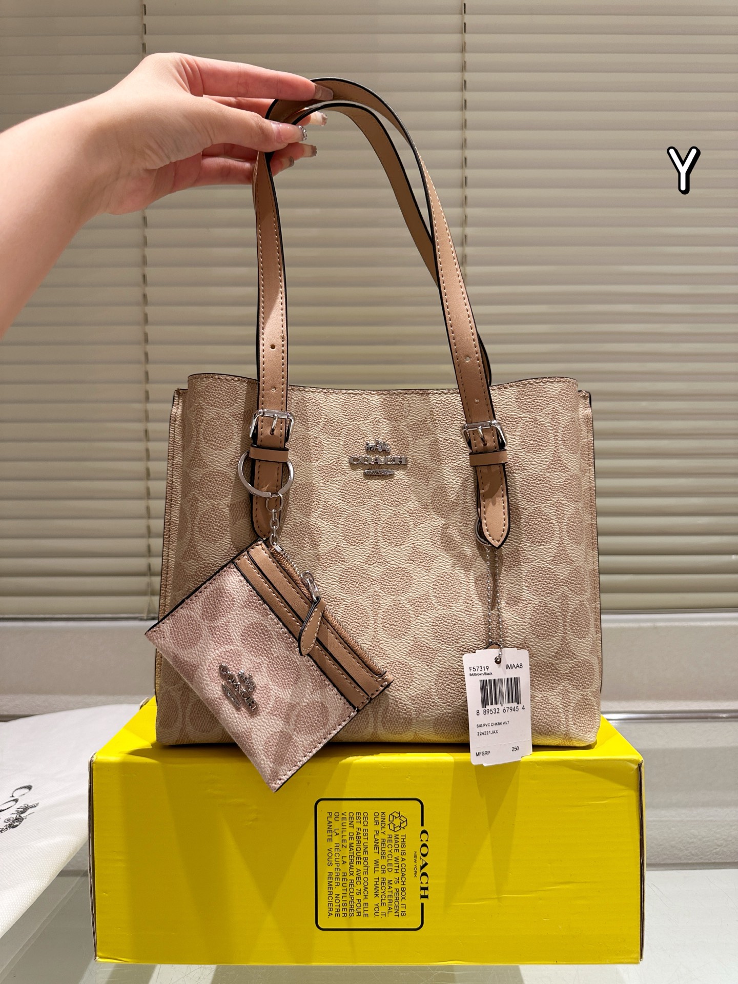 Coach mollie25 tote handbag