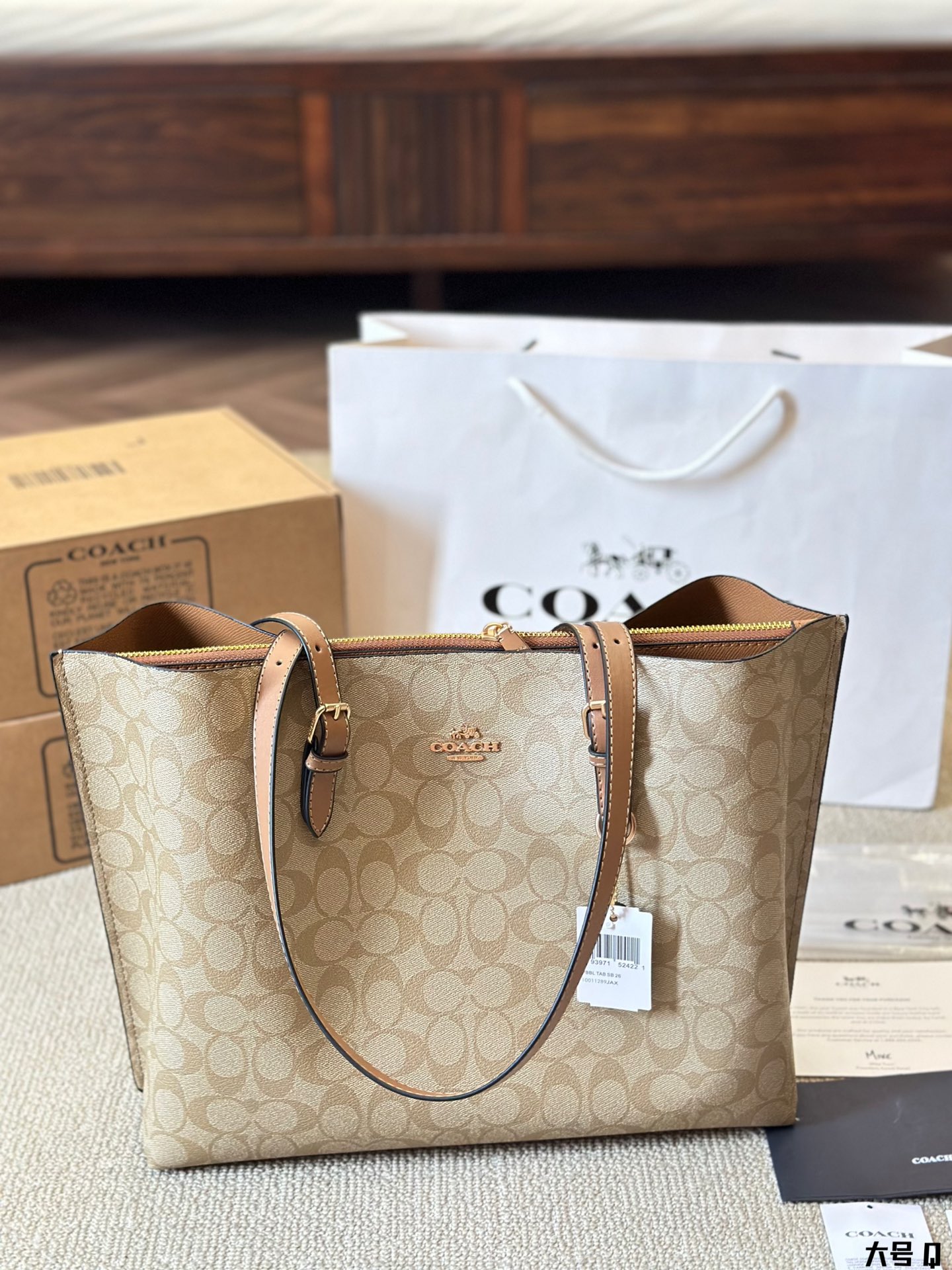 Coach mollie35 tote handbag