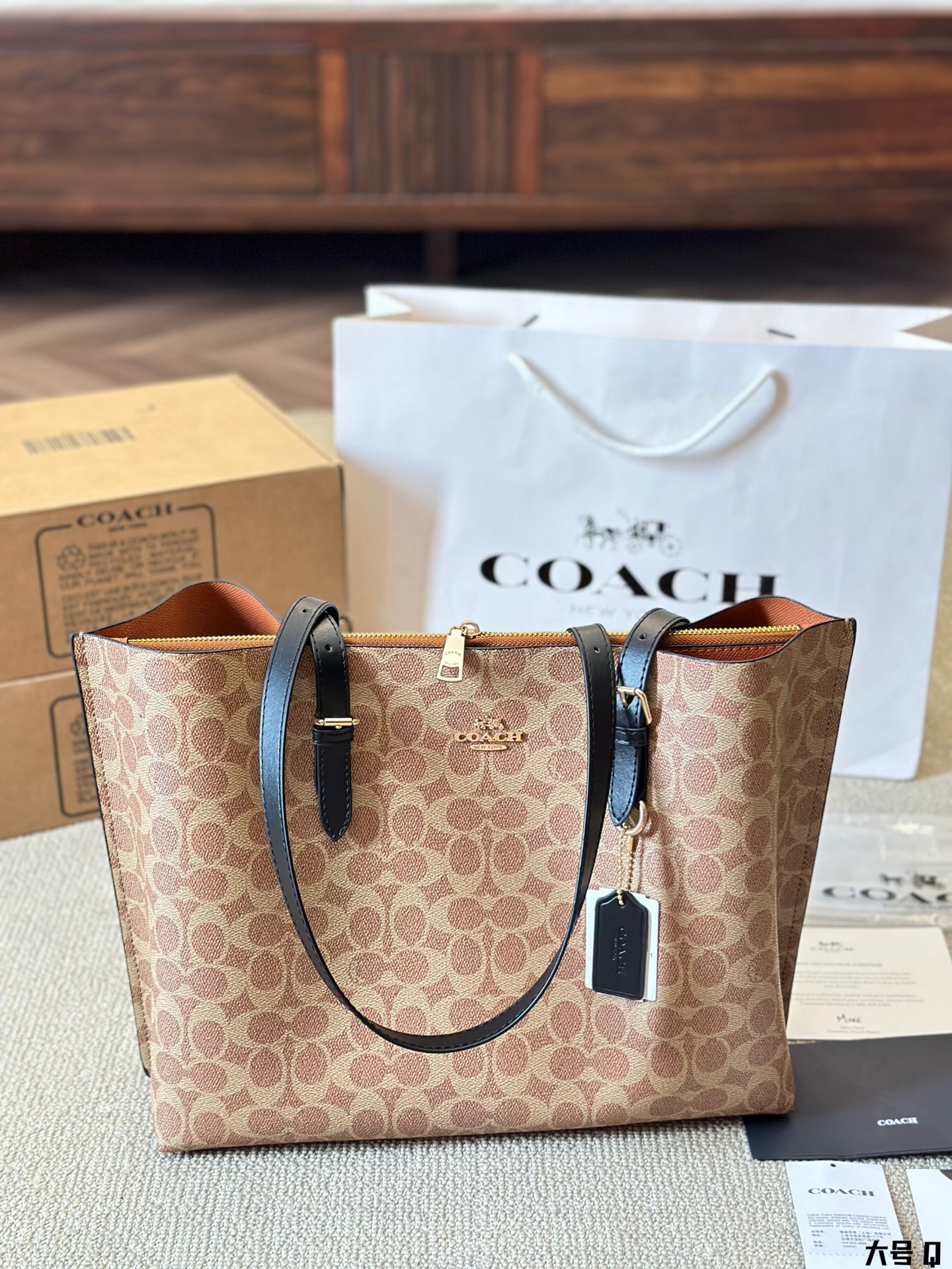 Coach mollie35 tote handbag