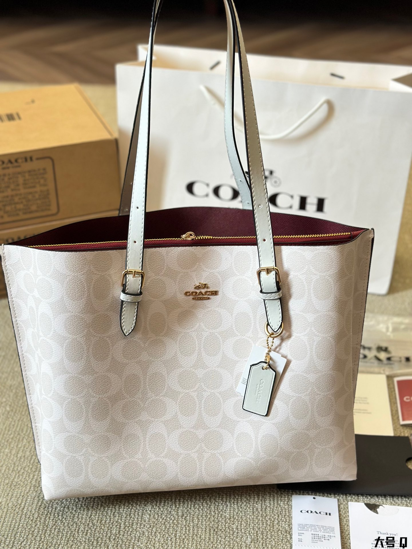 Coach mollie35 tote handbag