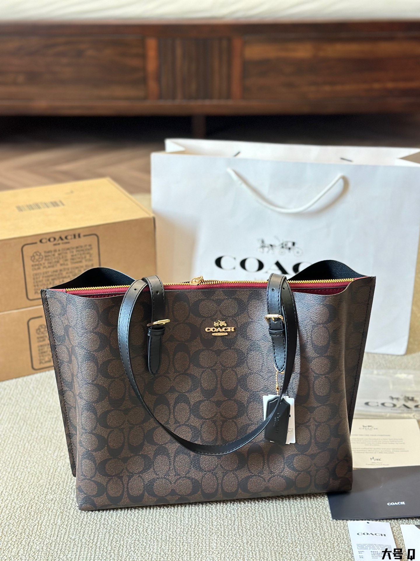 Coach mollie35 tote handbag