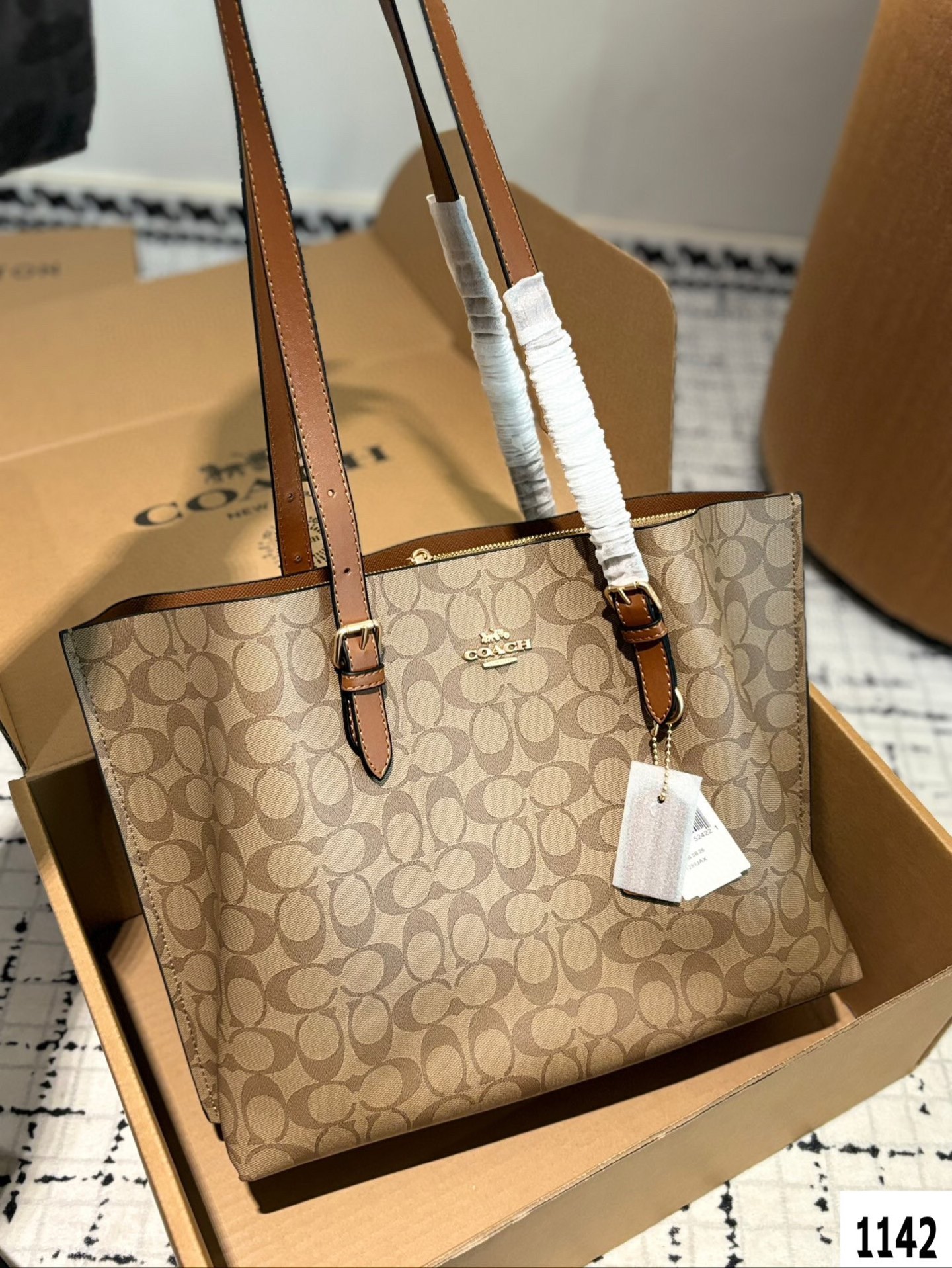 Coach mollie35 tote handbag