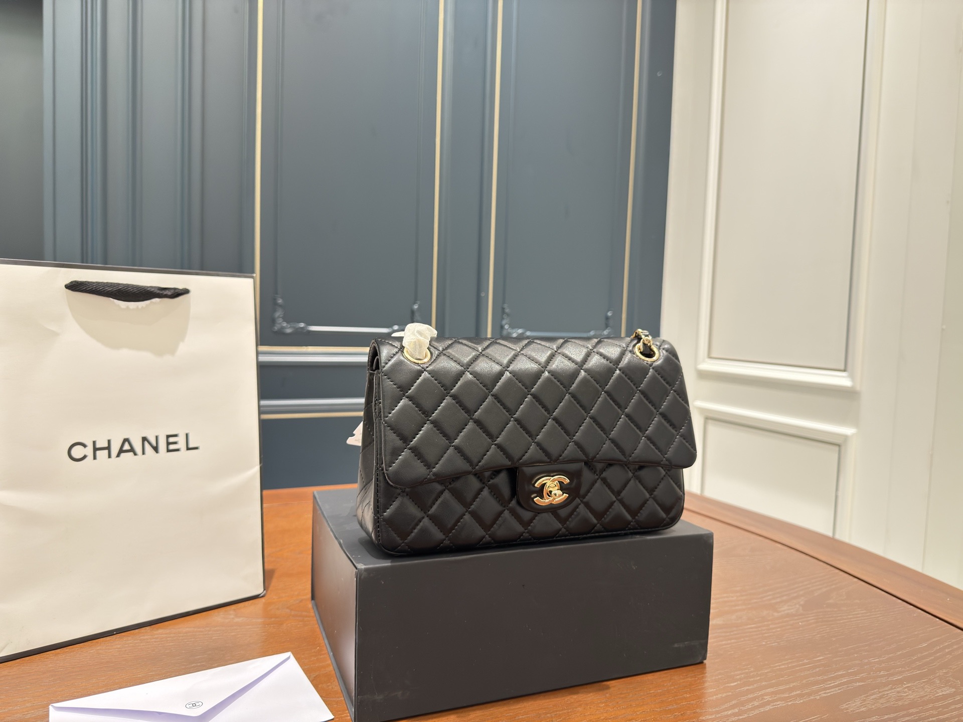 Chanel cf shoulder crossbody bag