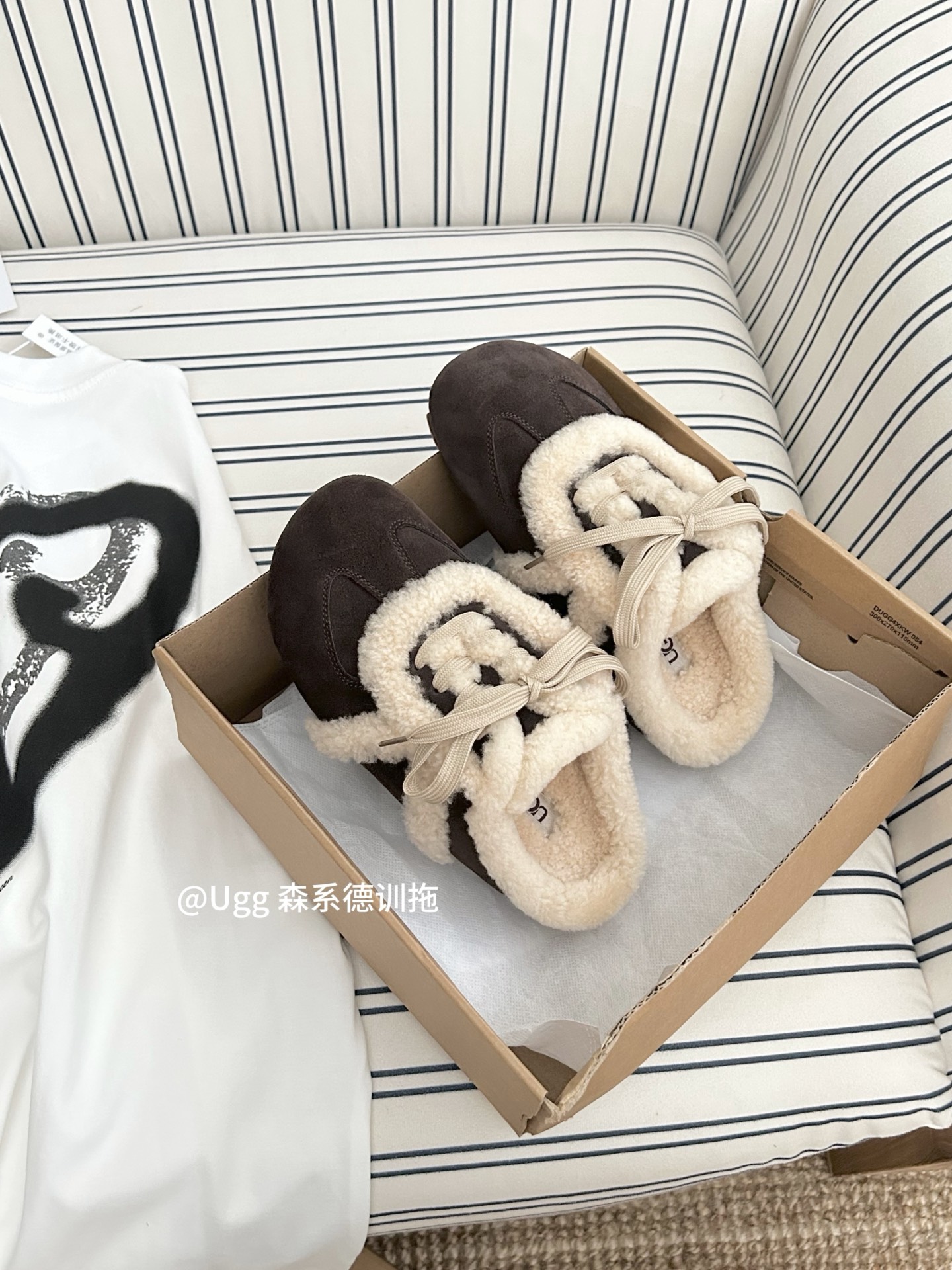 UGG Forest Series Training Fur Soft Plush Casual Slippers Retro Fashion shoes