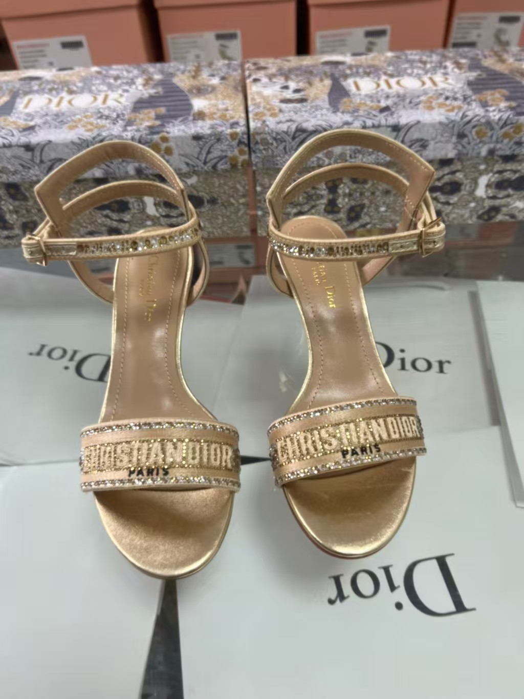 Dior Embroidered sandals