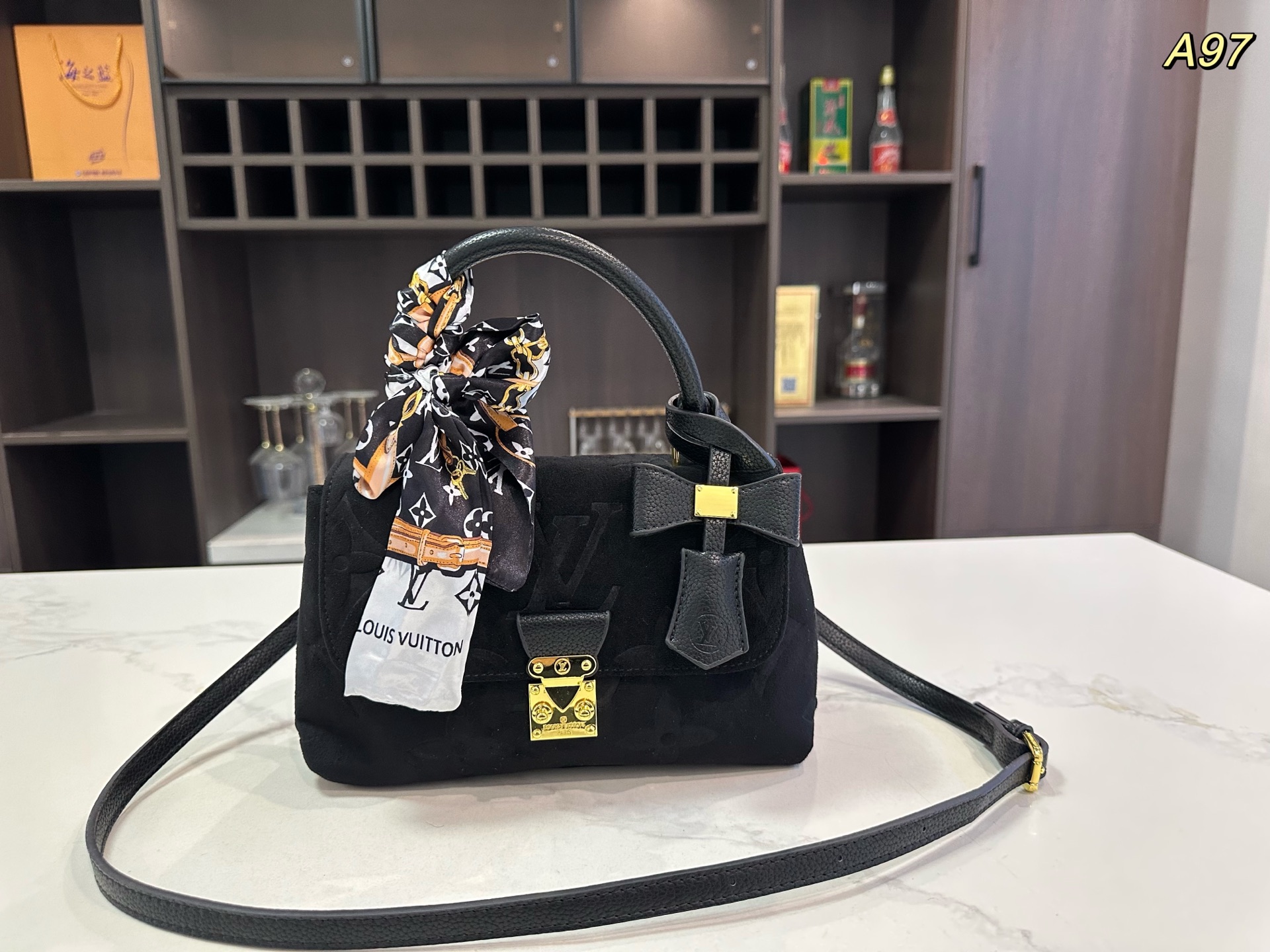 LV Madeleine BB Leather Shoulder Bag
