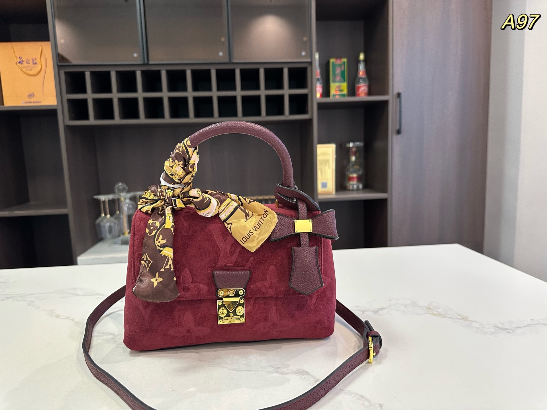 LV Madeleine BB Leather Shoulder Bag
