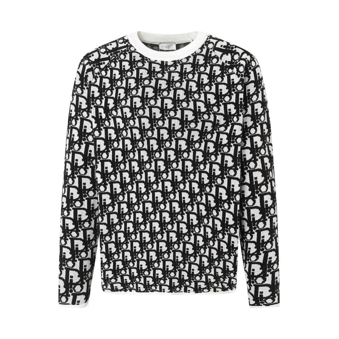 Dior Round-neck casual long-sleeved sweater