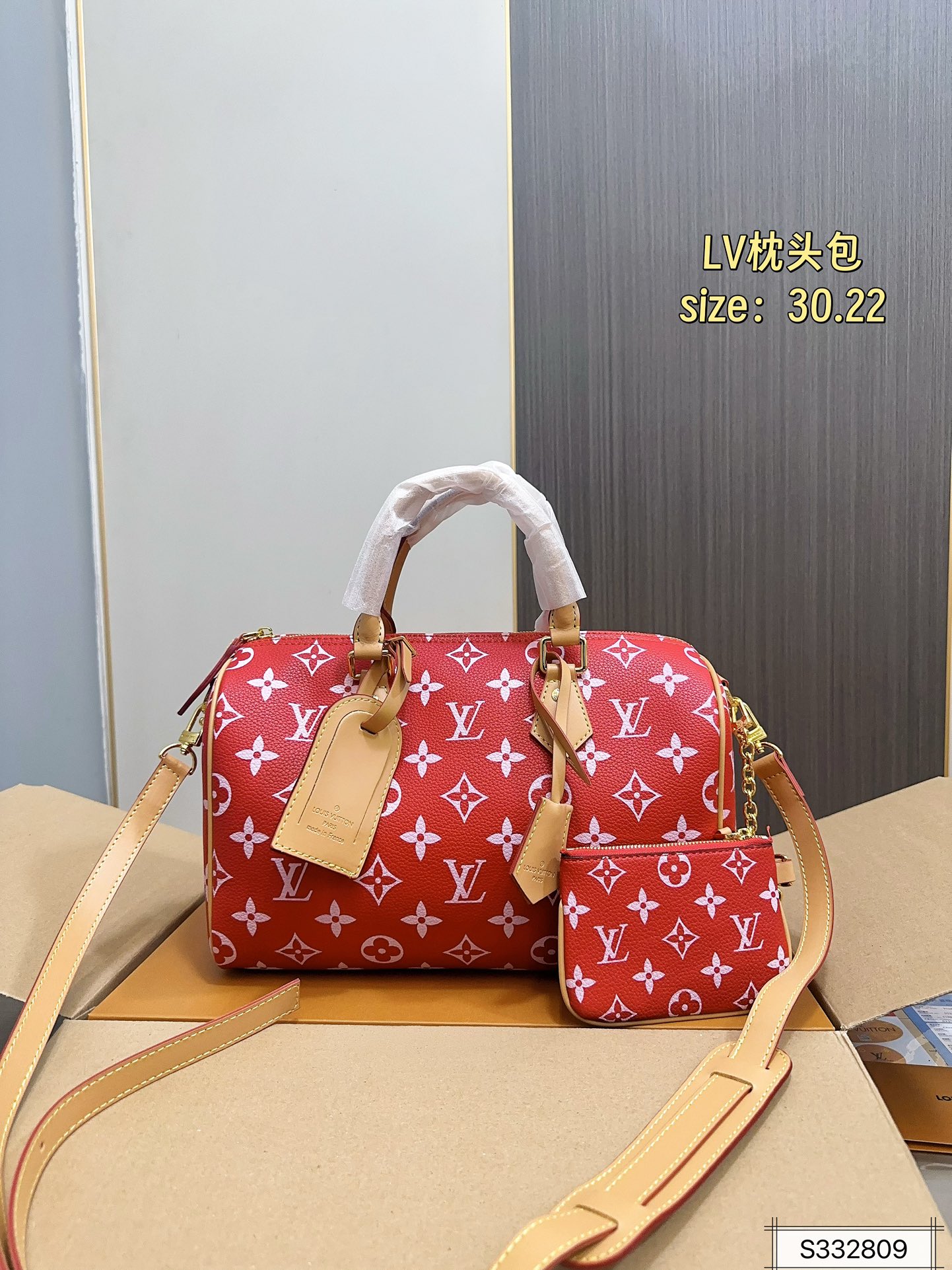 LV speedy boston pillow bag