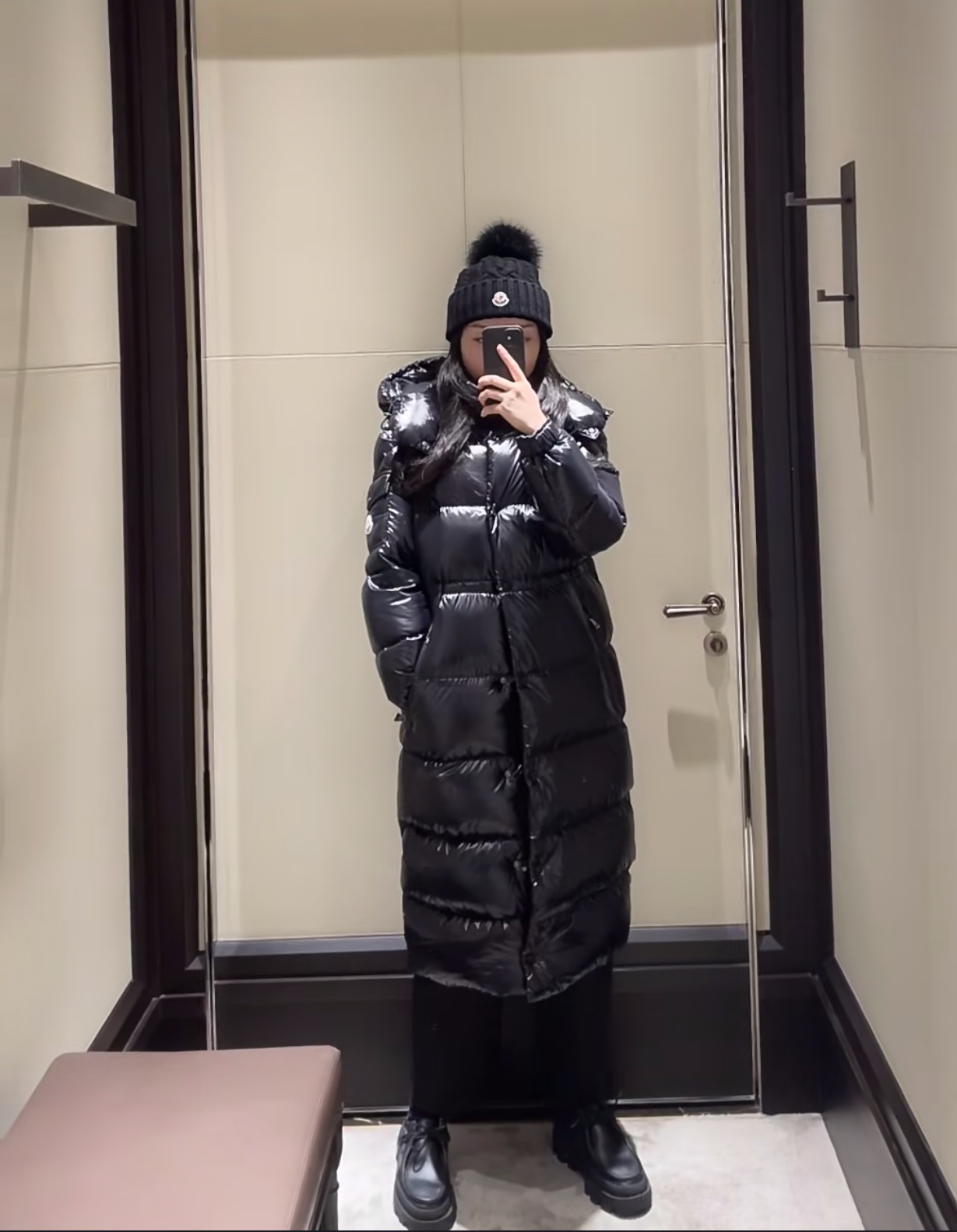 Moncler Cavettaz Long down jackets coats