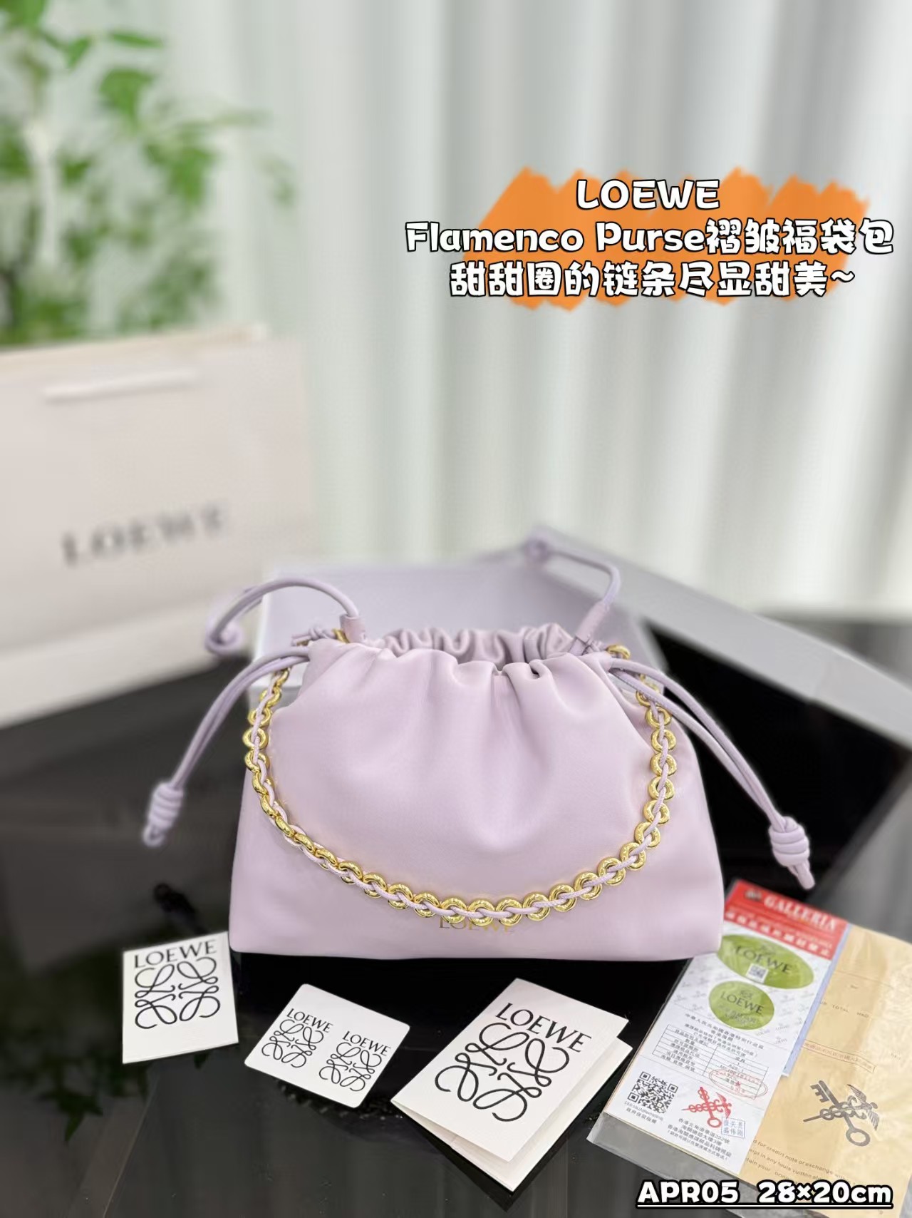 Loewe Flamenco clutch Purse Bucket Bag