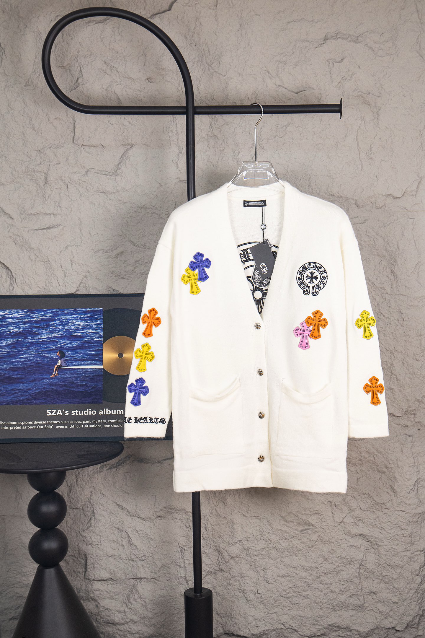 Chrome Hearts Colorful cardigan coat sweater