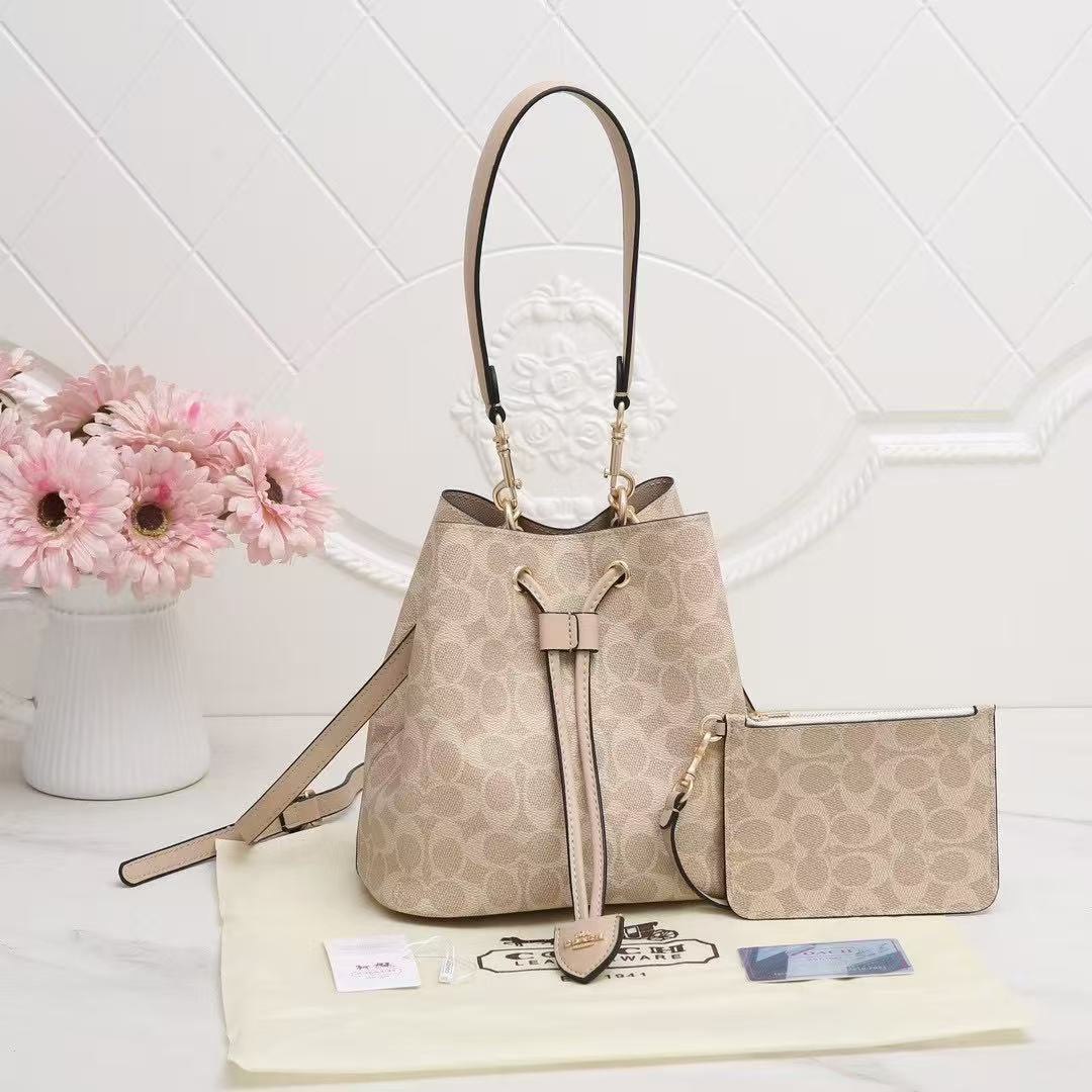 US$100 for 2 products-Coach bucket shoulder handbag