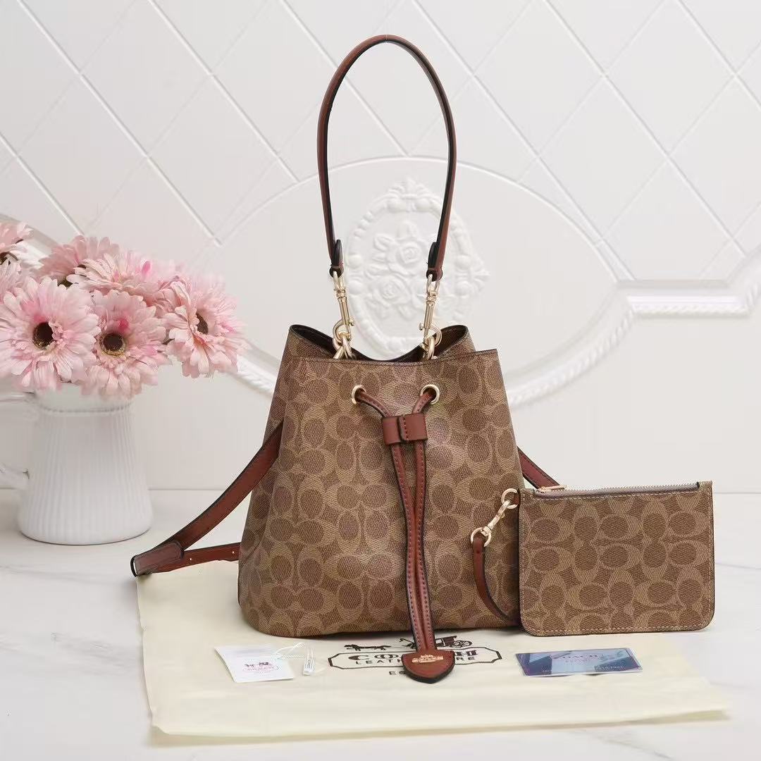 US$100 for 2 products-Coach bucket shoulder handbag