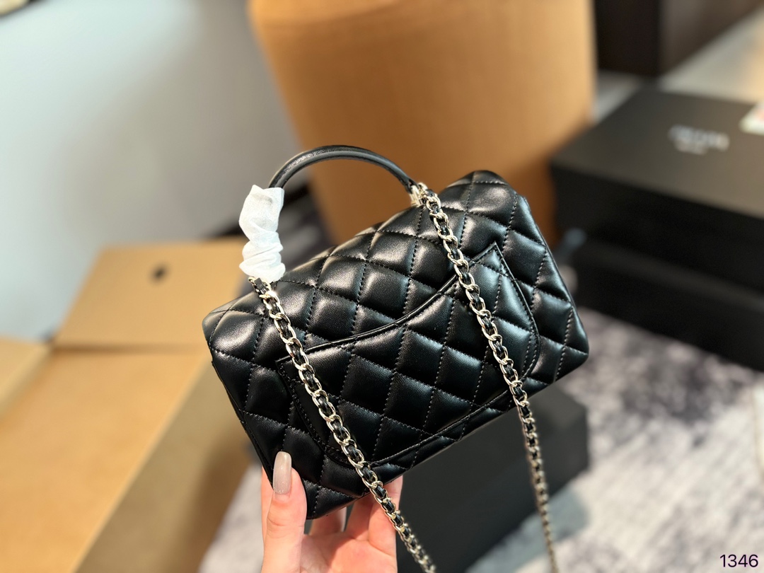 Chanel cf handle mini shoulder bag