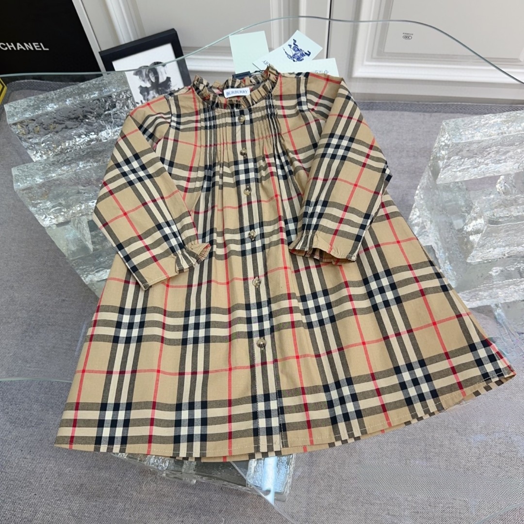 Children's Clothing Burberry high-end girls' dress