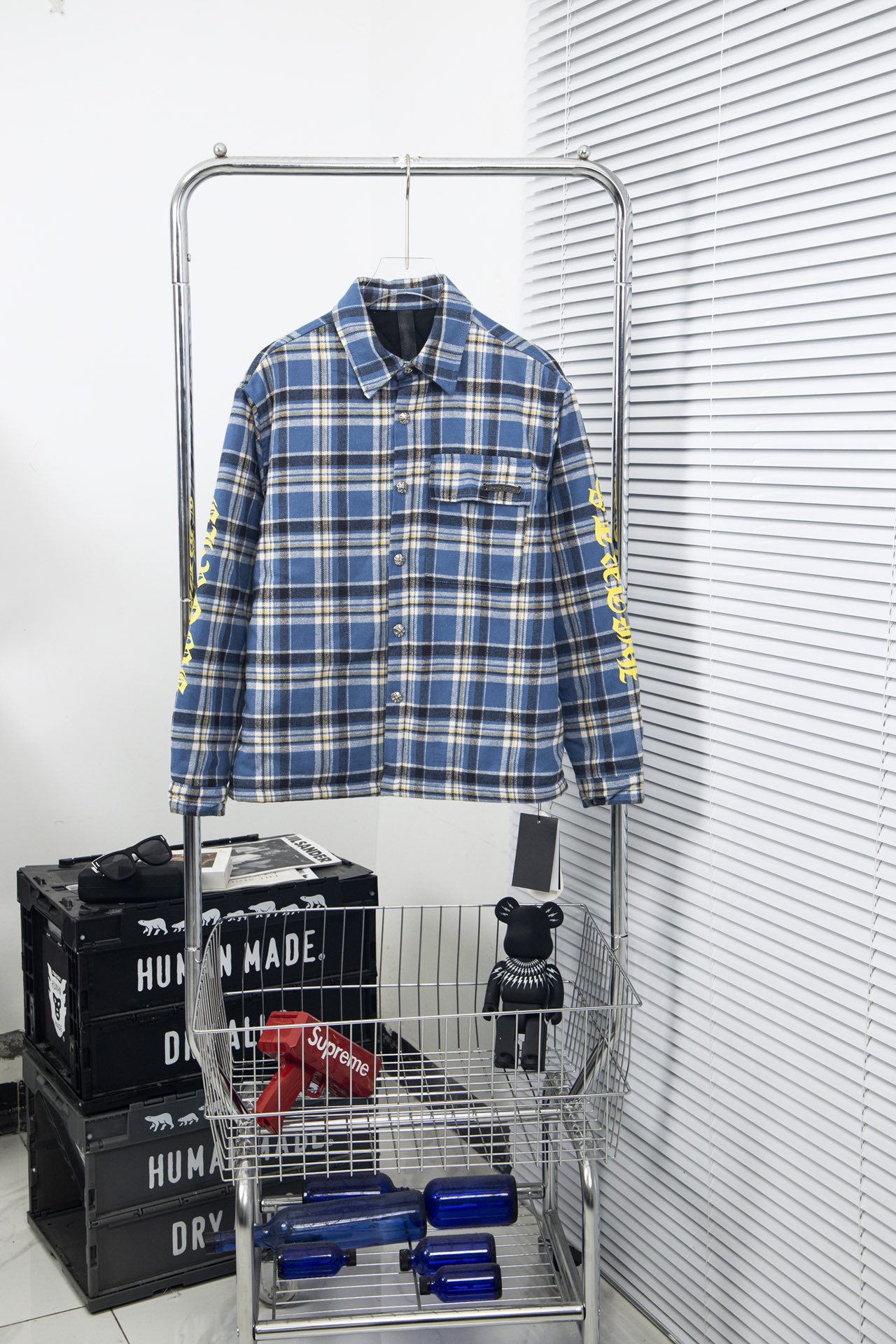 CH Chrome Hearts Plaid Jacket in Cotton Fabric