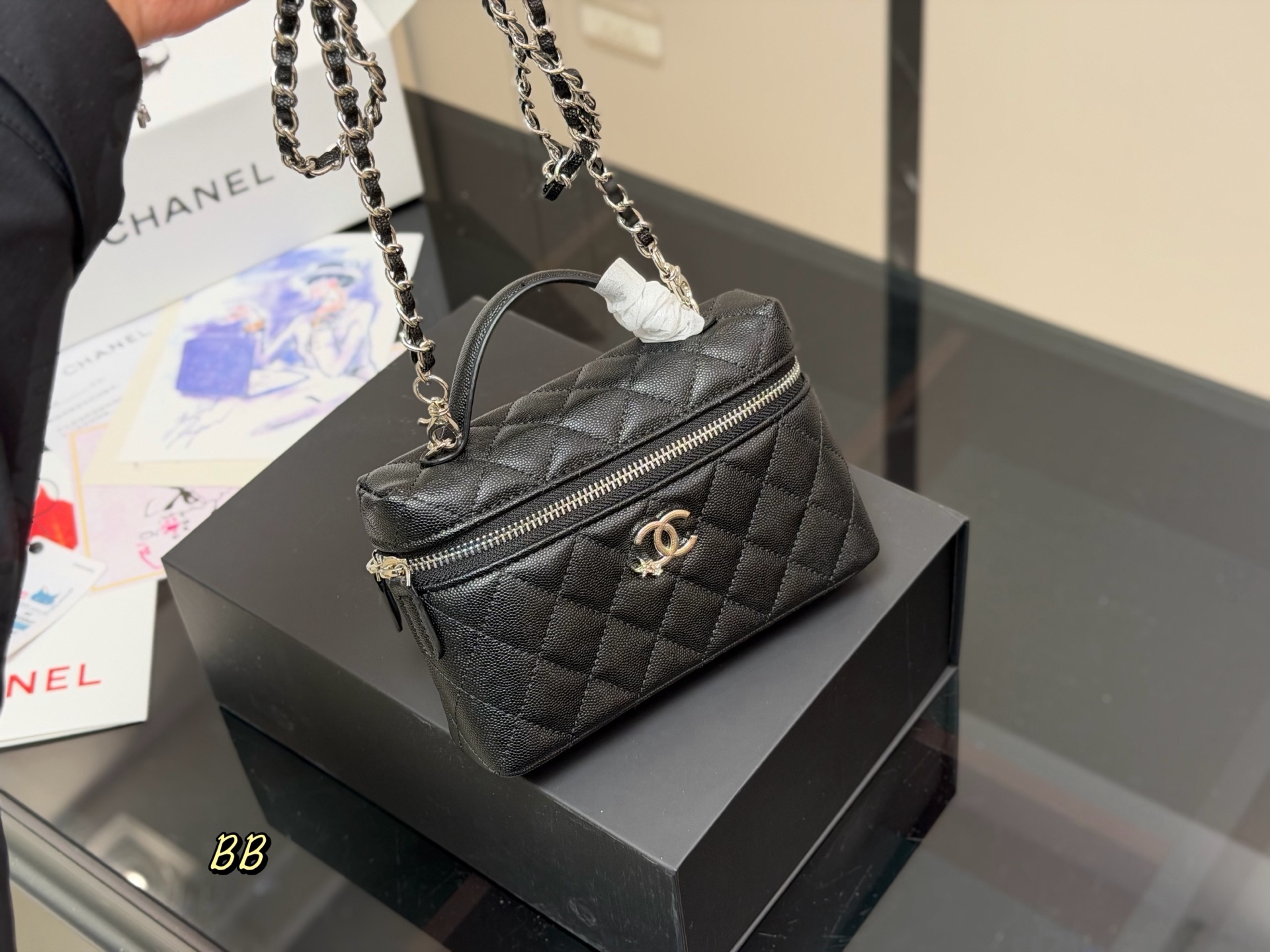Chanel Lunch Box shoulder Bag
