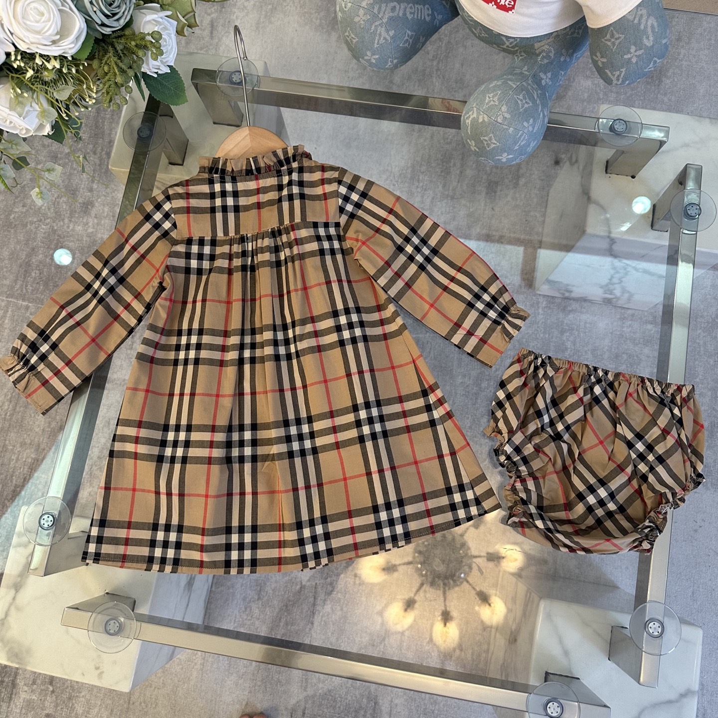 Children's Clothing Burberry high-end girls' dress