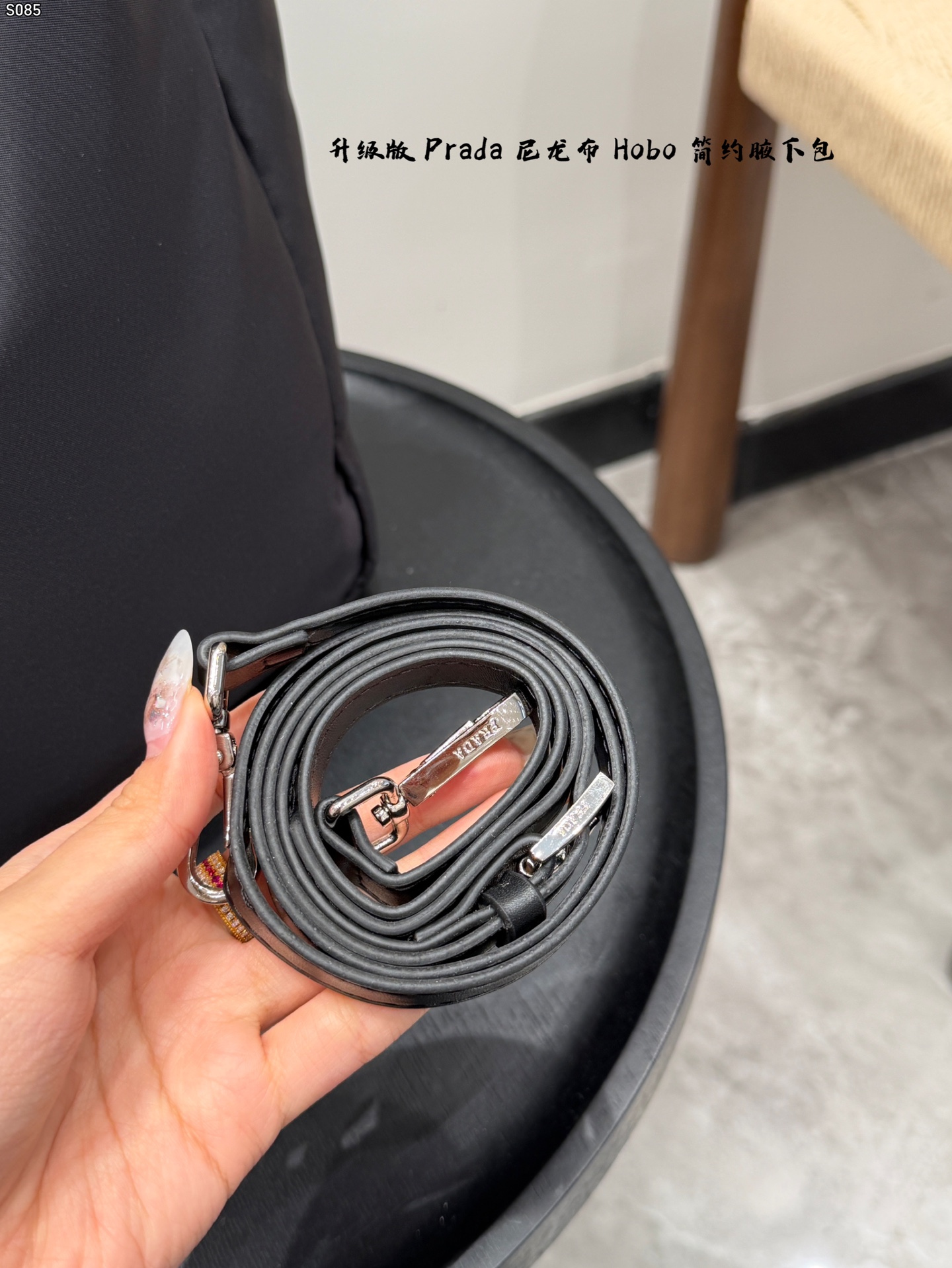 Prada Hobo Shoulder Bag Waterproof Nylon Basket Tote Bag