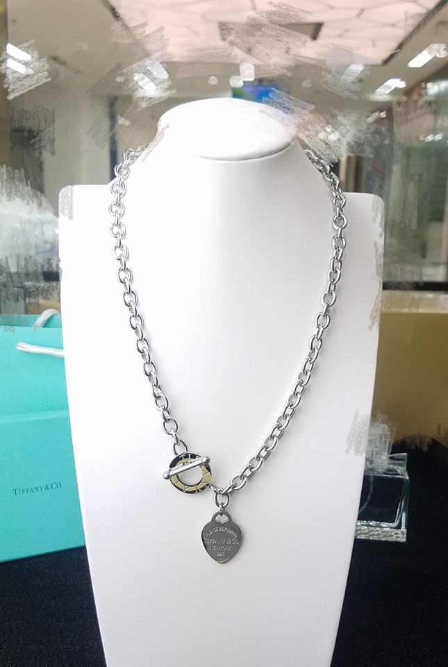 Tiffany heart-shaped necklace  bracelet