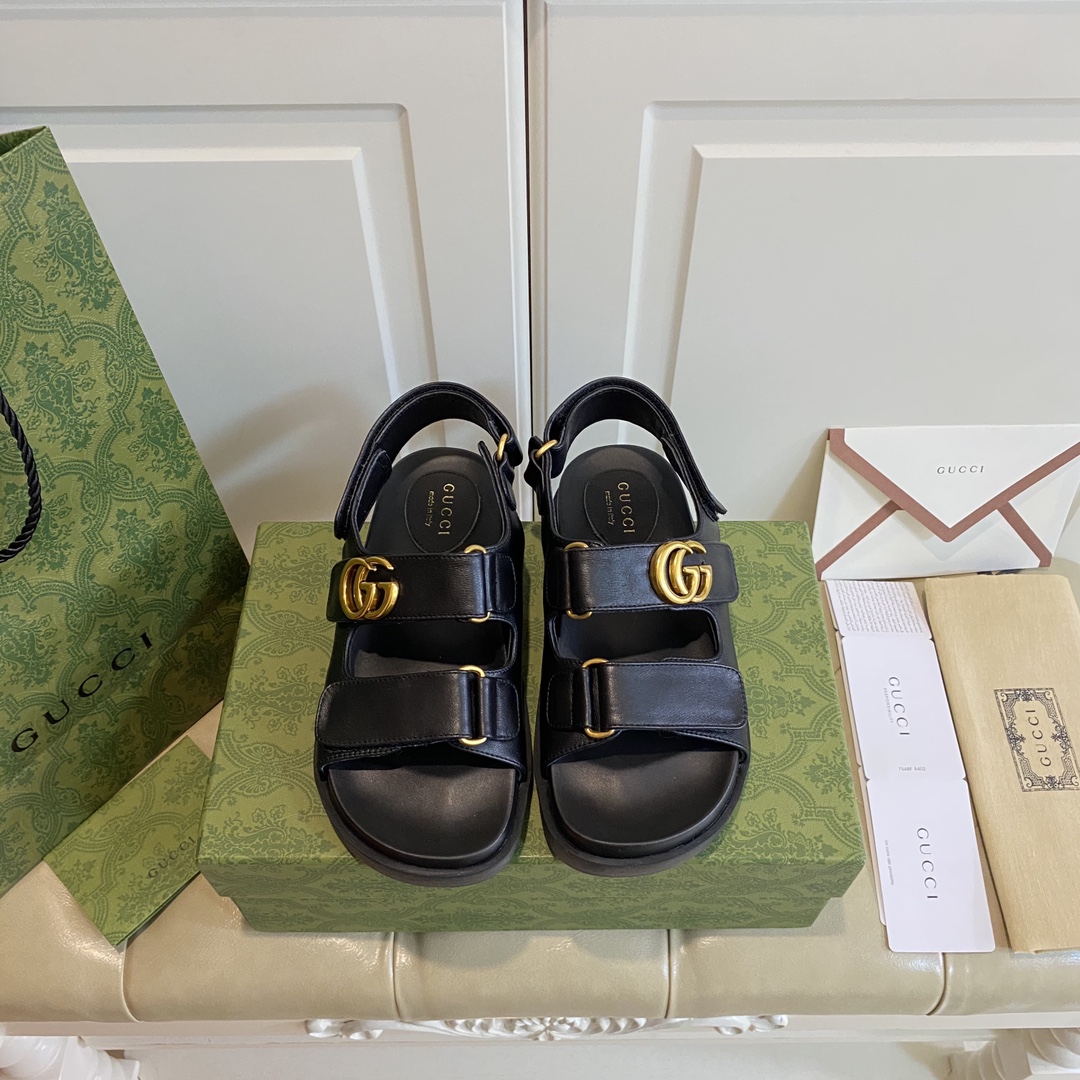 Gucci Velcro Slide Sandals