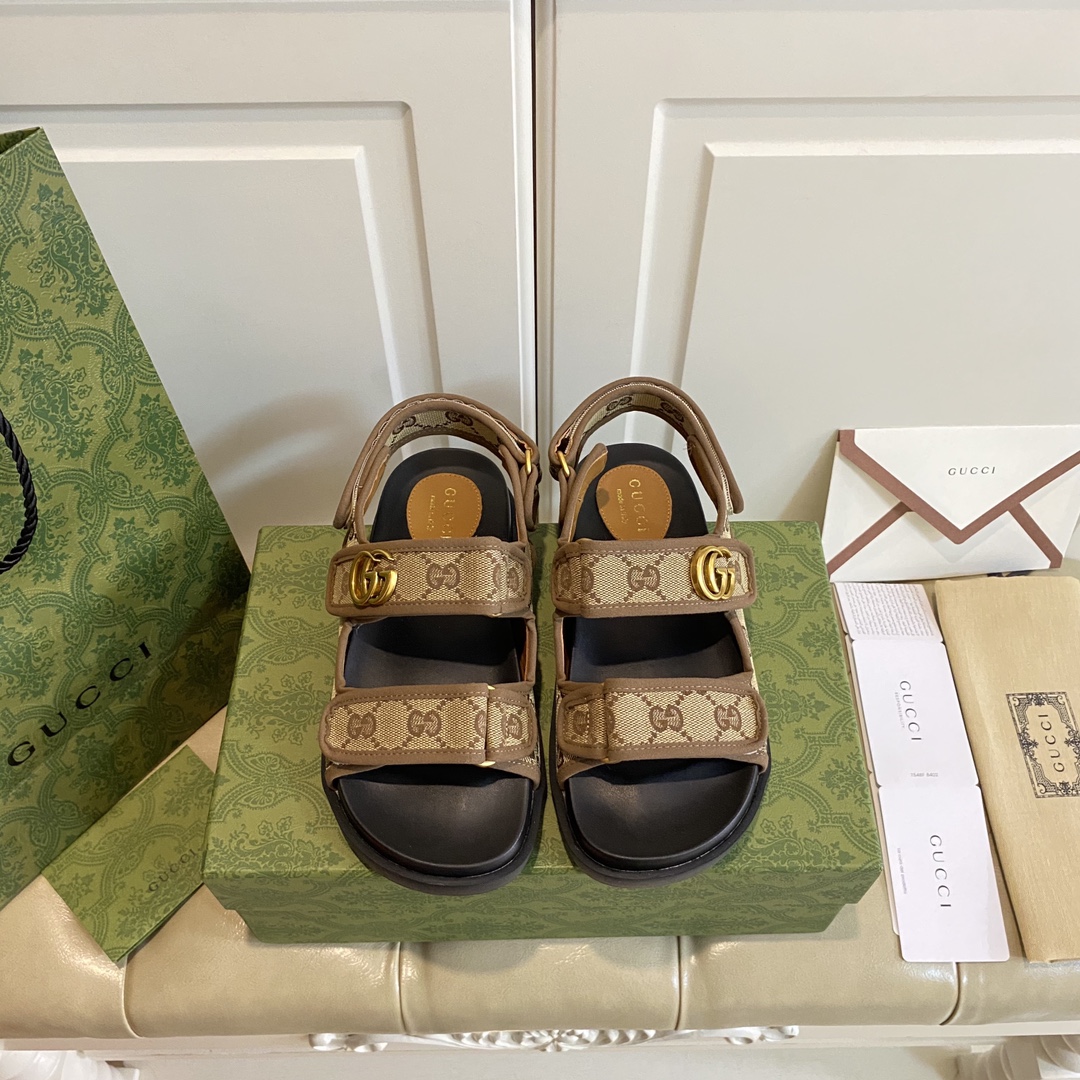 Gucci Velcro Slide Sandals