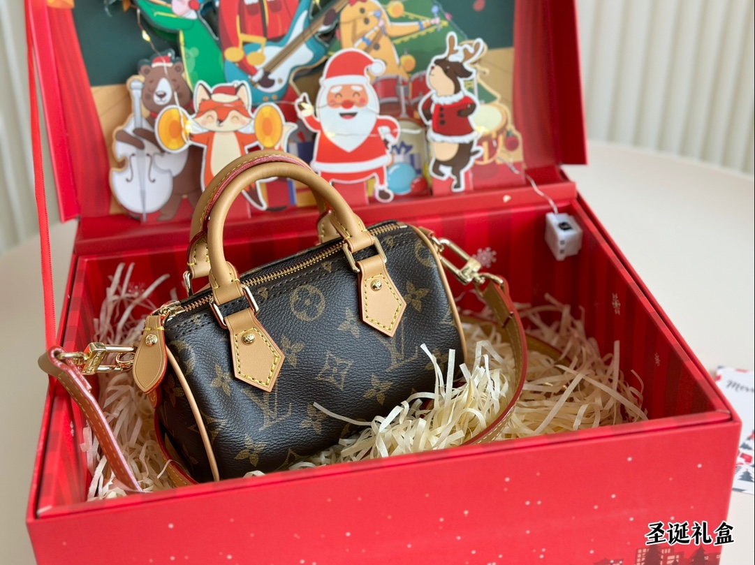 LV Christmas Nano Pillow Case