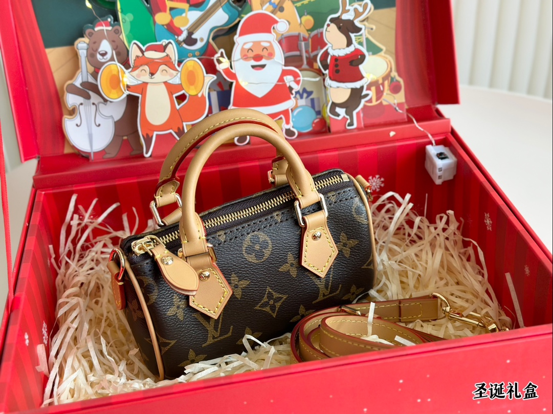 LV Christmas Nano Pillow Case