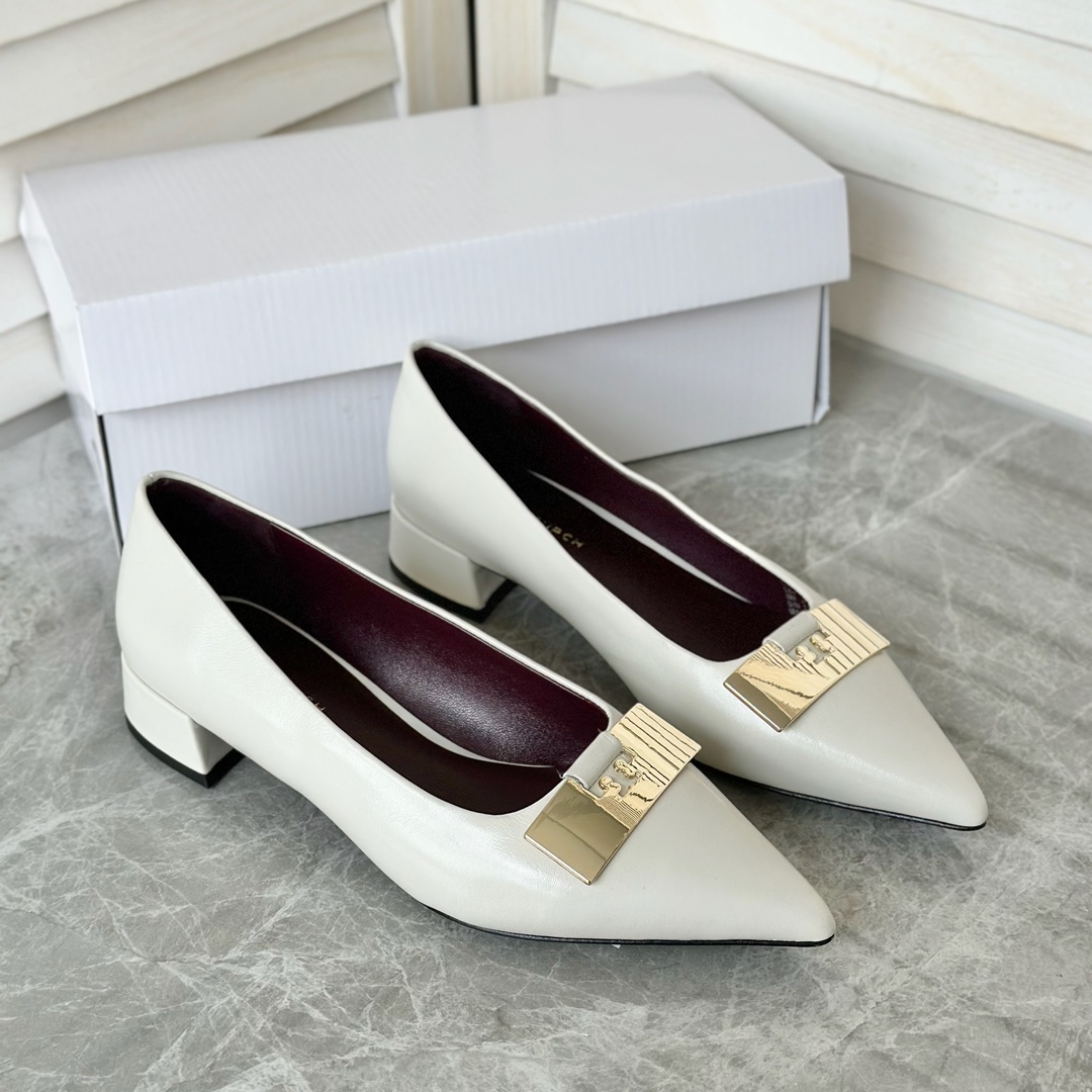 Tory Burch (TB) Pointed-Toe High Heels