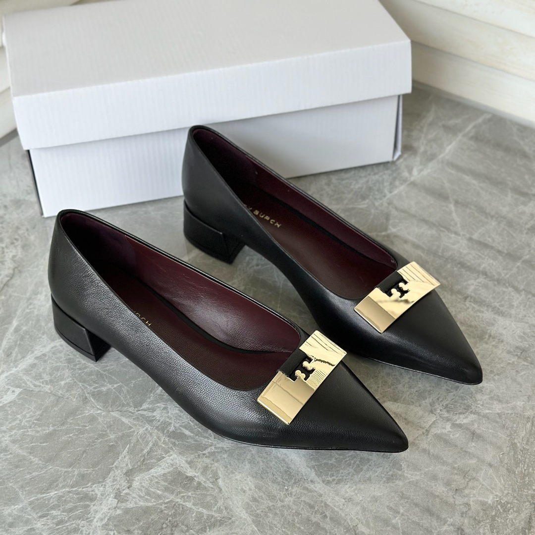 Tory Burch (TB) Pointed-Toe High Heels