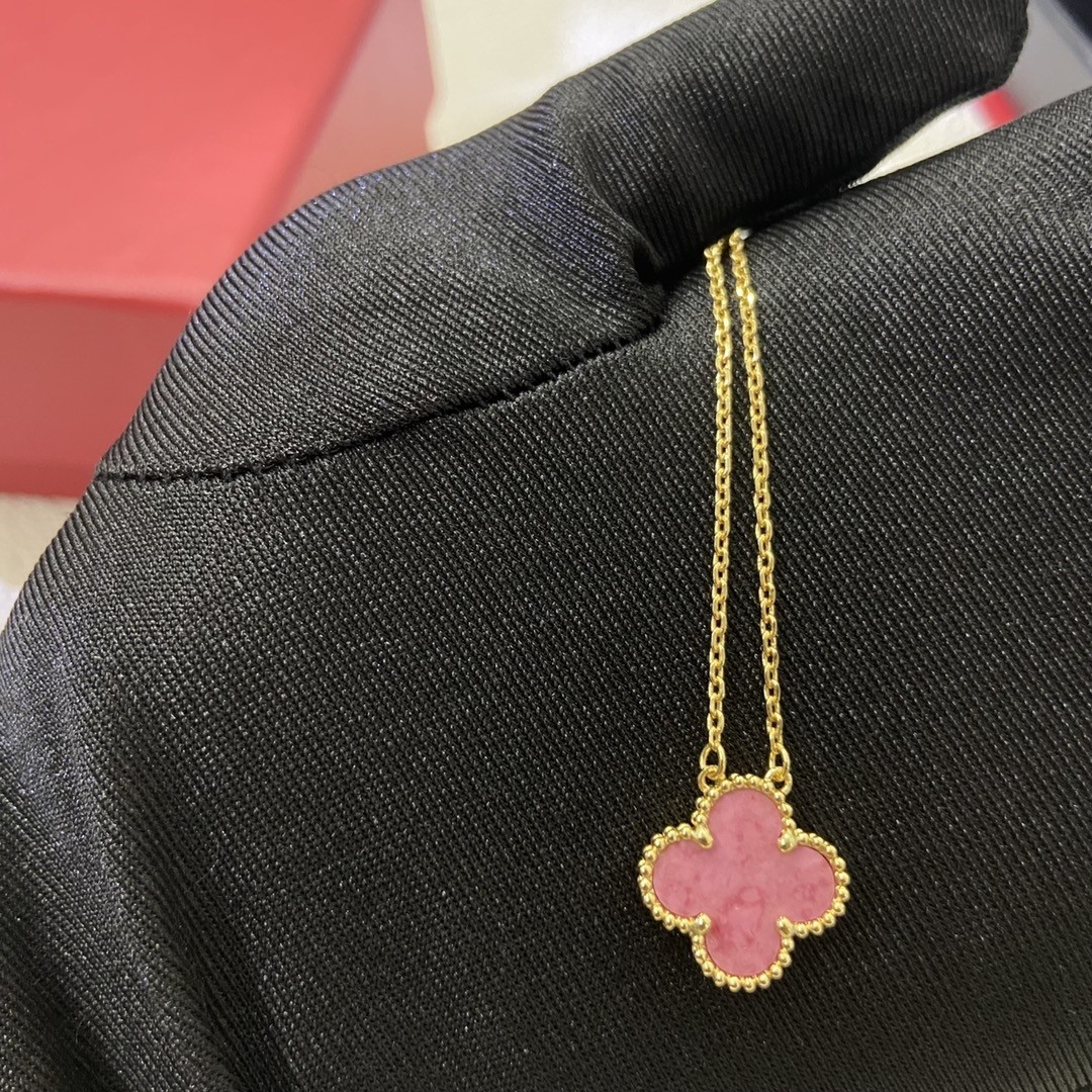 VCA Four-leaf Rose Necklace