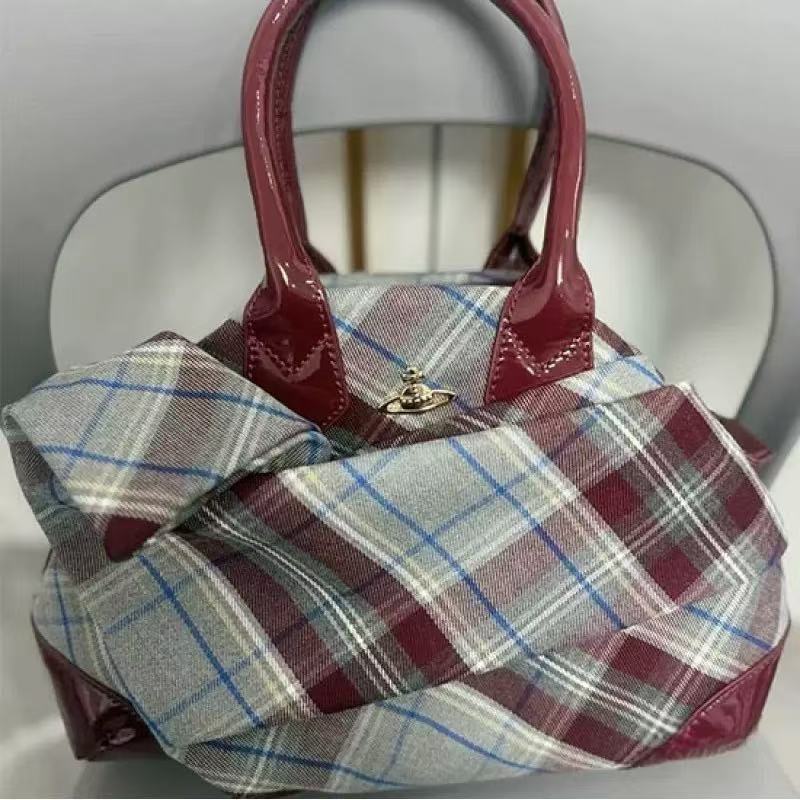 Vivienne Newestwood Check Bag