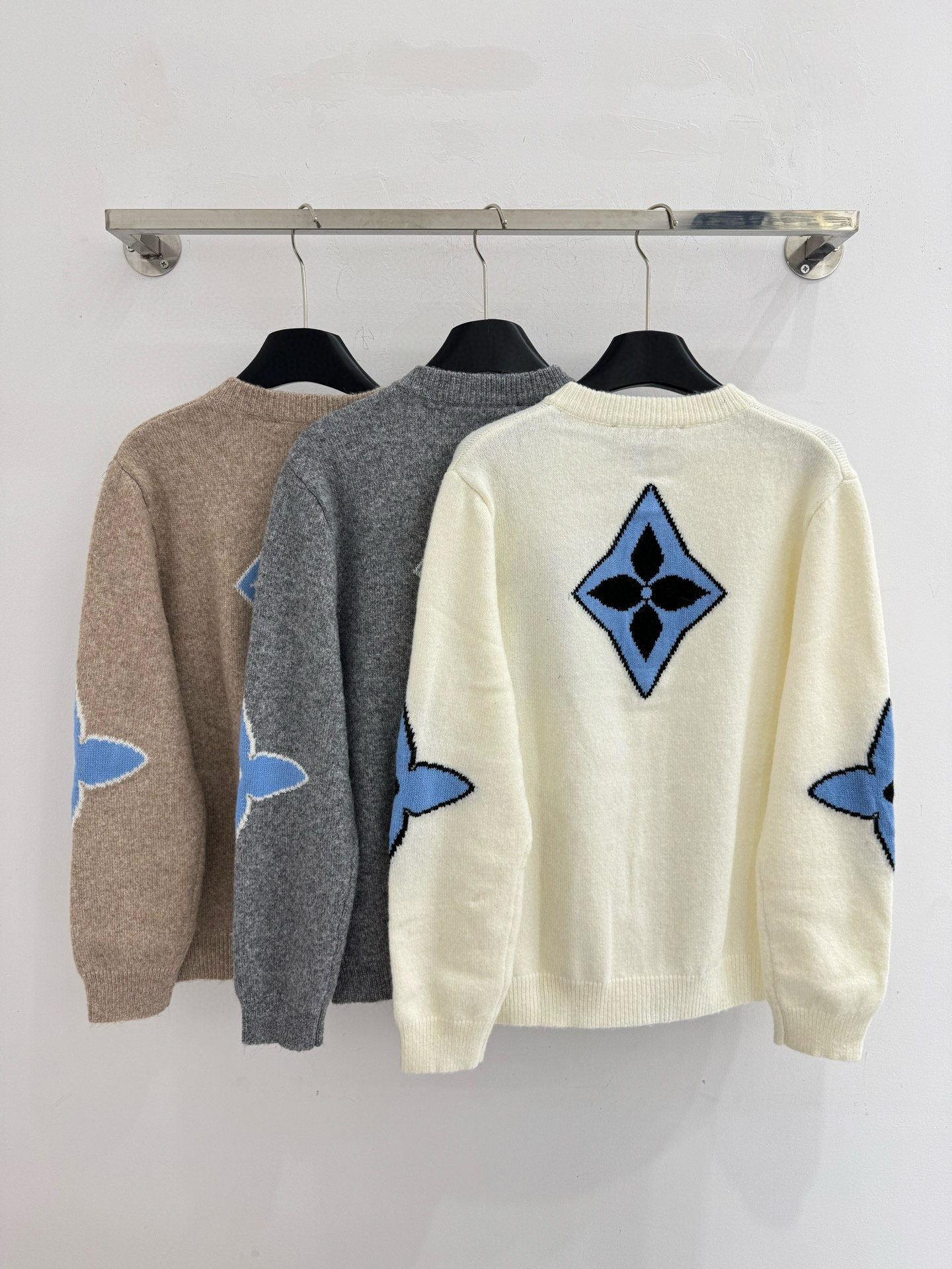 LV embroidered cardigan