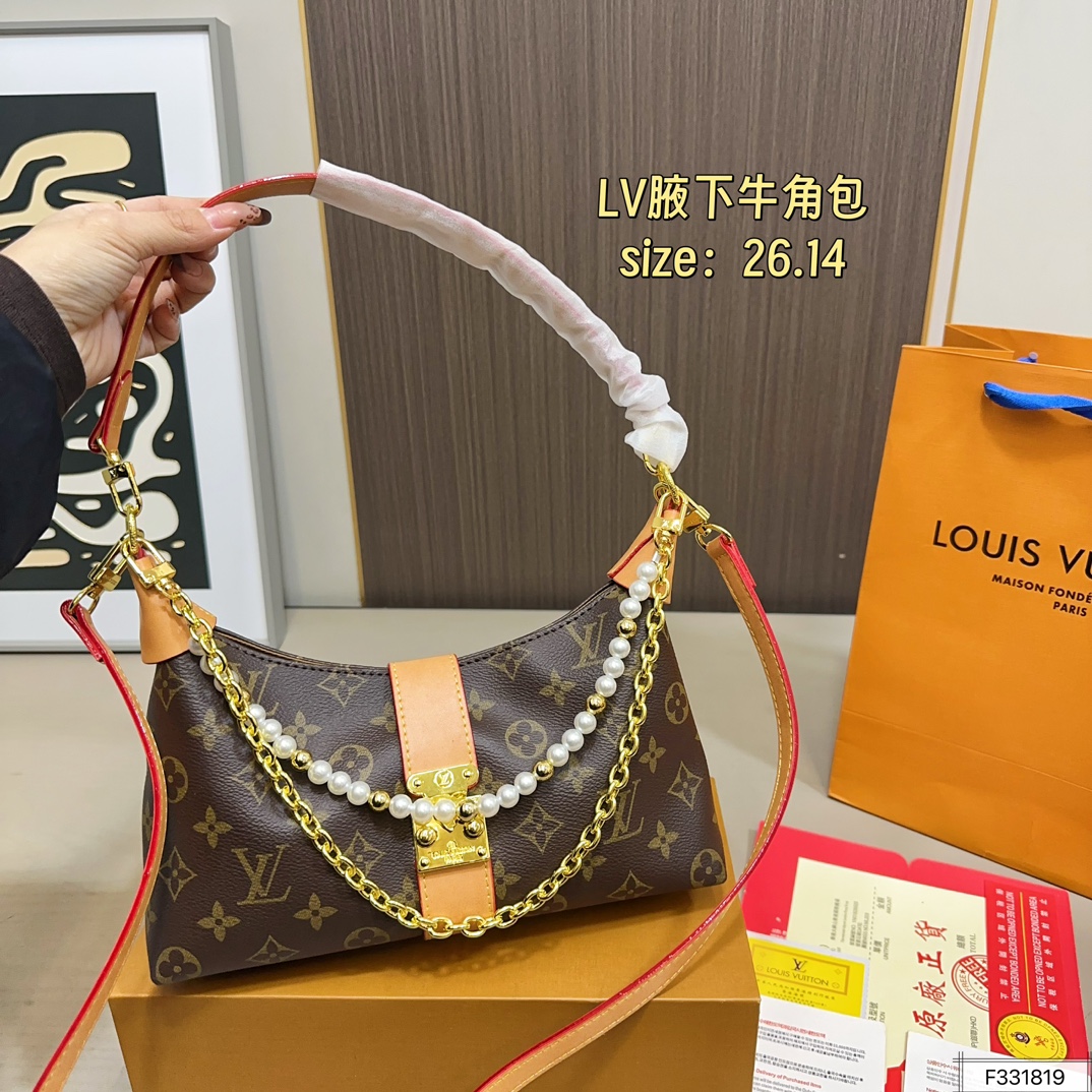 LV Pochette Mia croissant bag