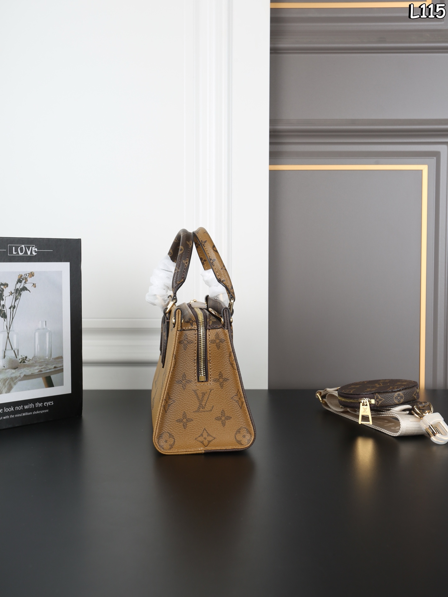 LV ONTHEGO East-West Horizontal Jungle Bag