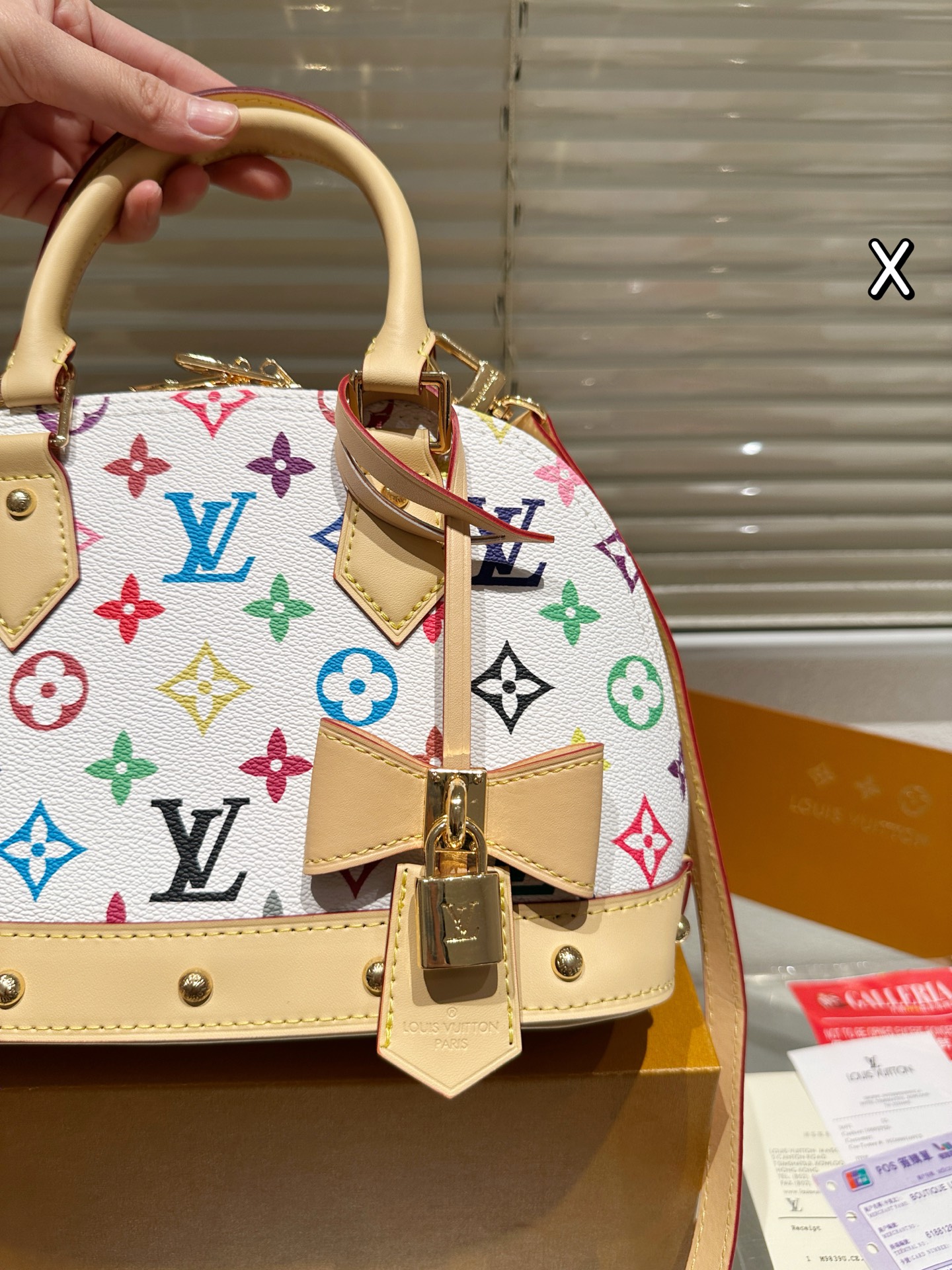 LV Alma BB Print Shell Bag
