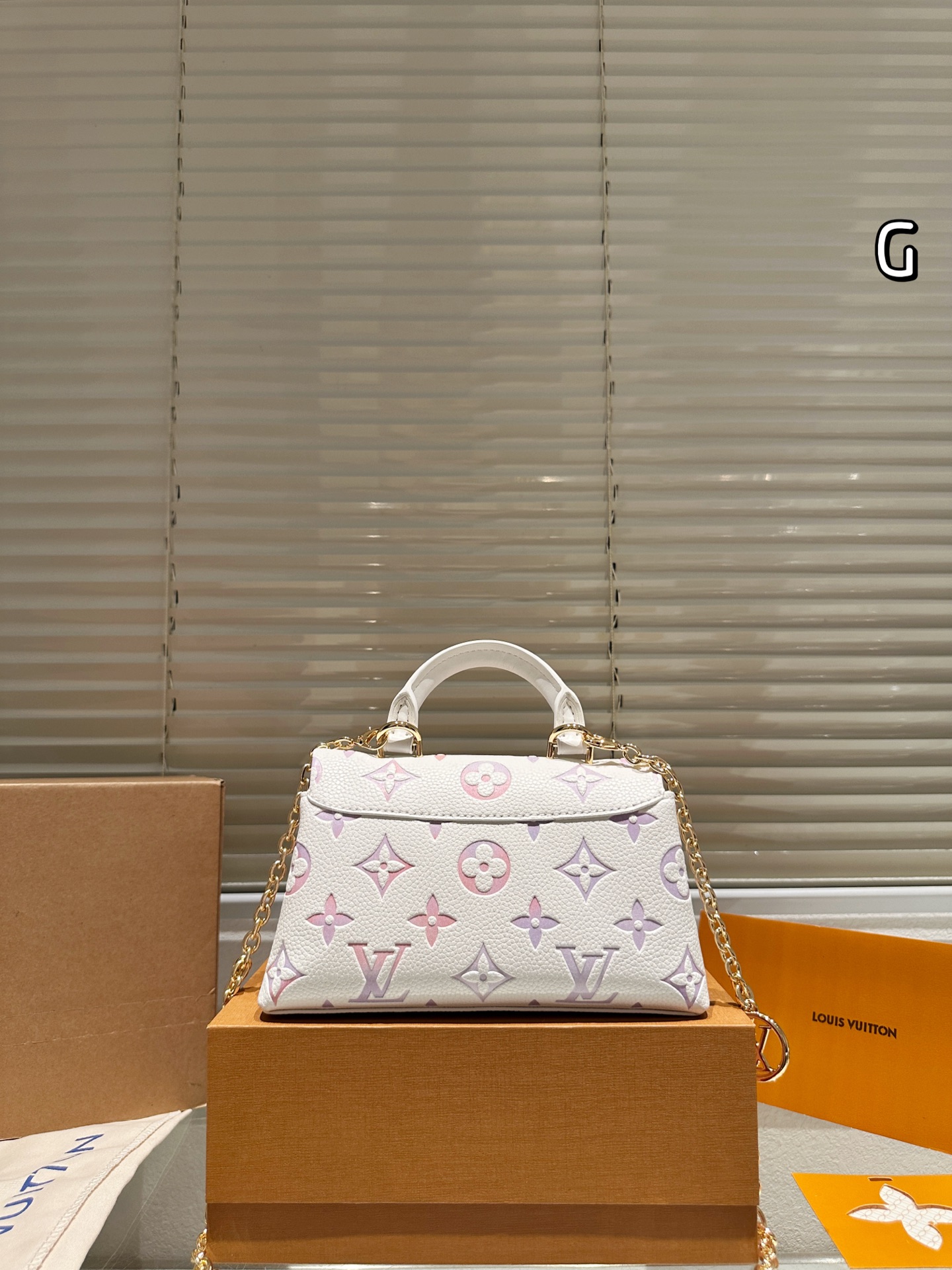 LV embossed Madeleine BB bag