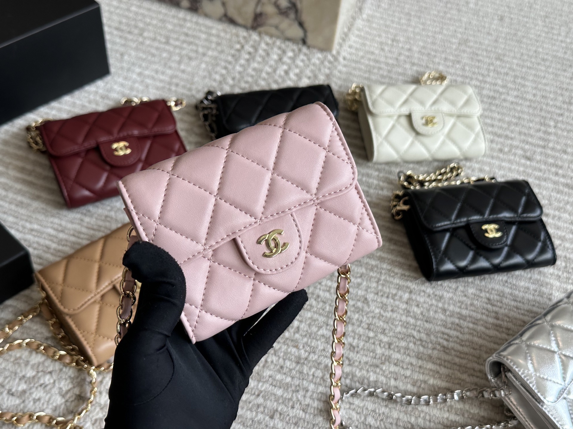 Chanel classic short wallet