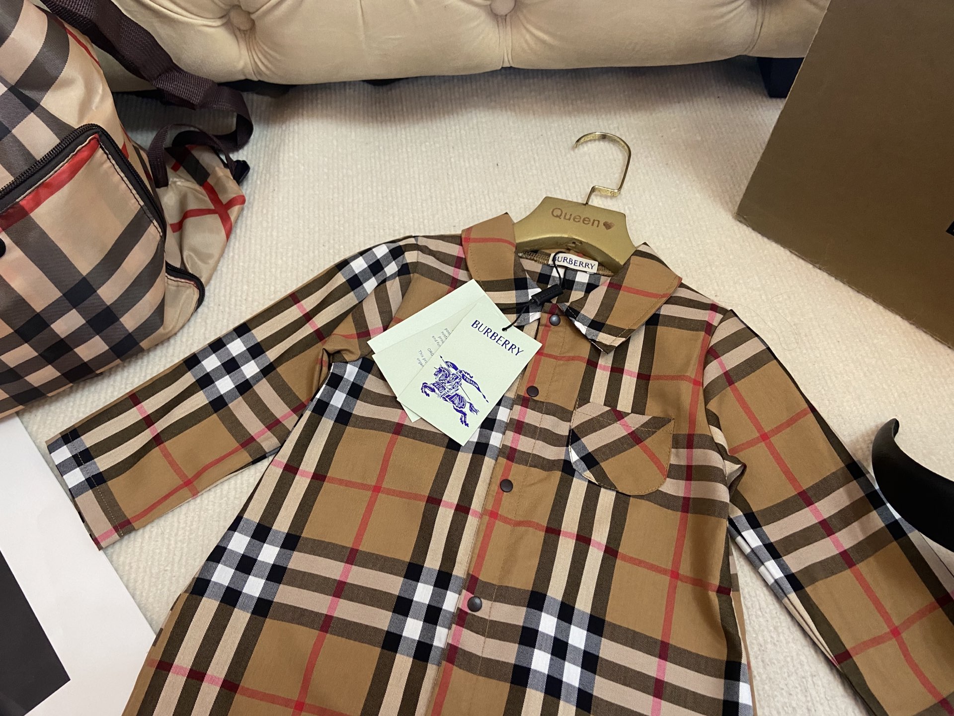 Burberry baby onesies