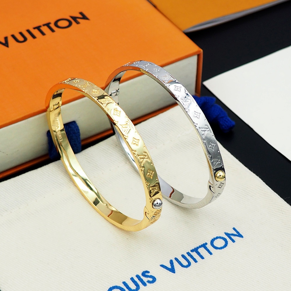 LV Nanogram Brass Bracelet