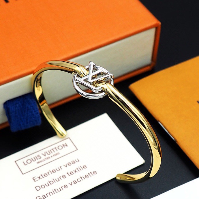 LV logo bracelet