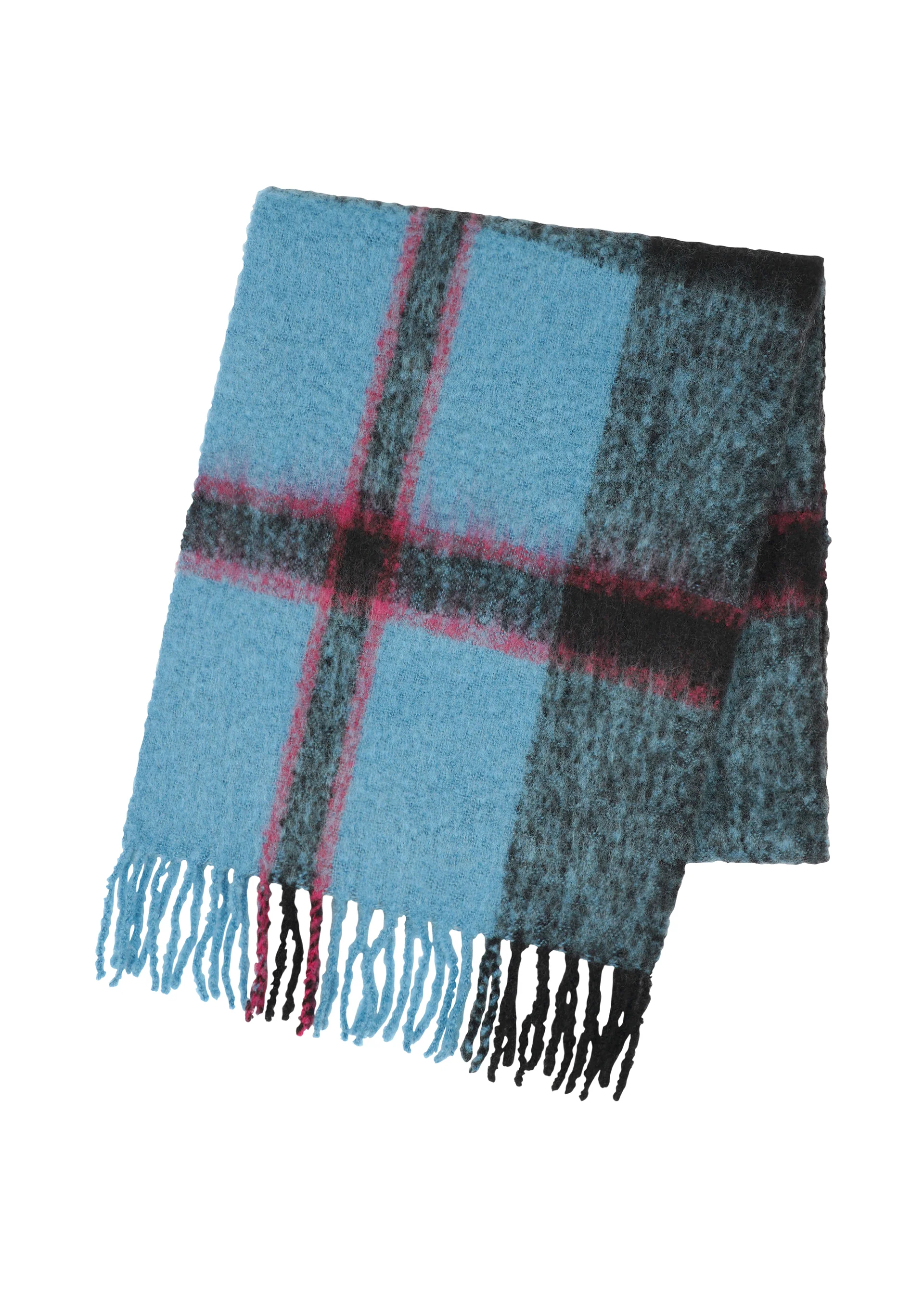 TARTAN CHECK WOOL STOLE