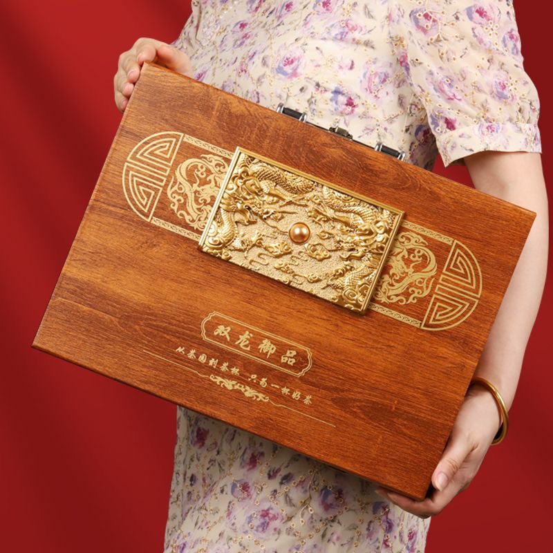 Tea and tea set combination box