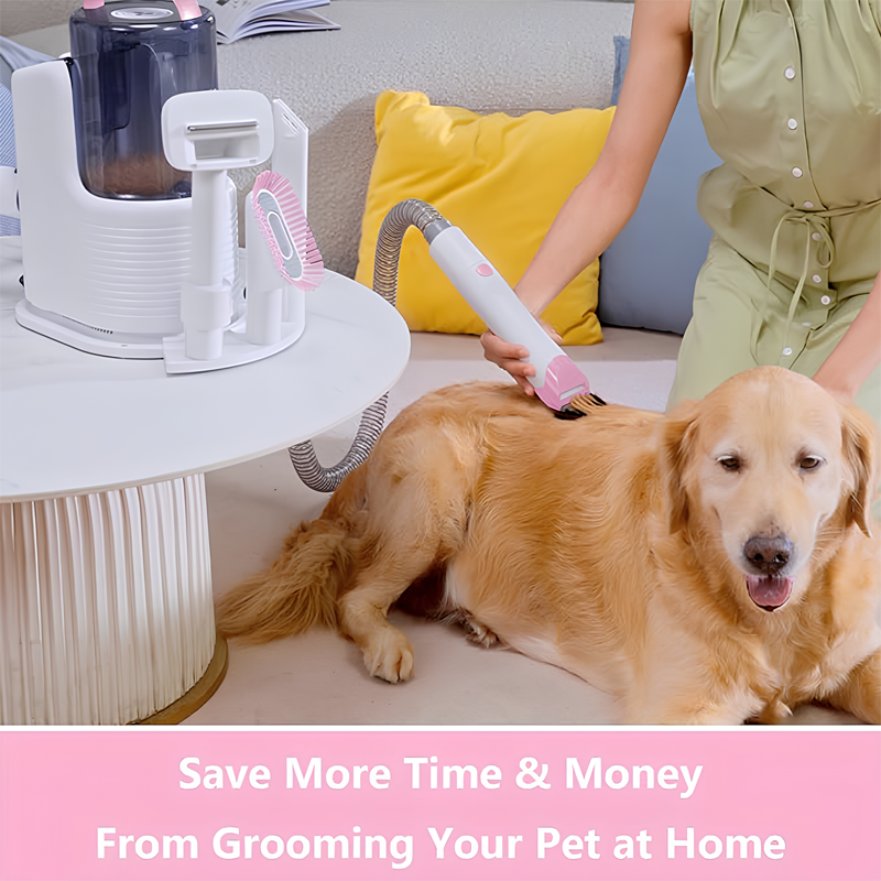 6-In-1 Dog Grooming Kit Pet Grooming Vacuum OEM/ODM