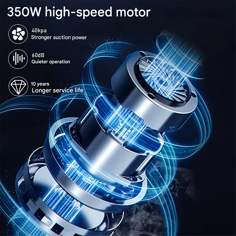 2200mAh 350W Cordless Vacuum Cleaner with Powerful One-Touch Dust Removal OEM/ODM