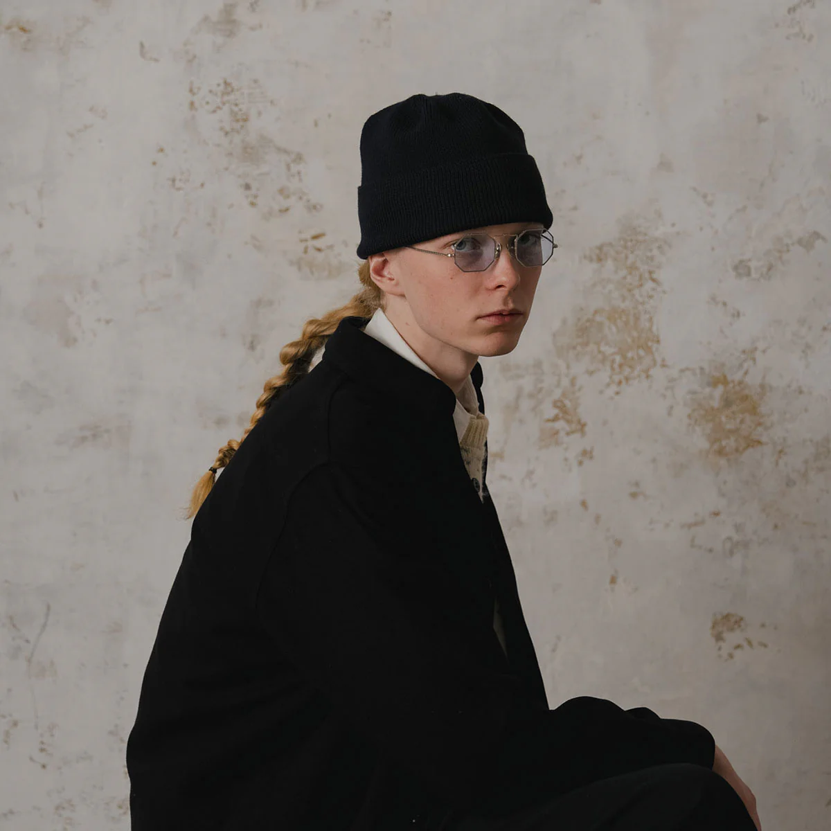 40S WATCH CAP - Navy