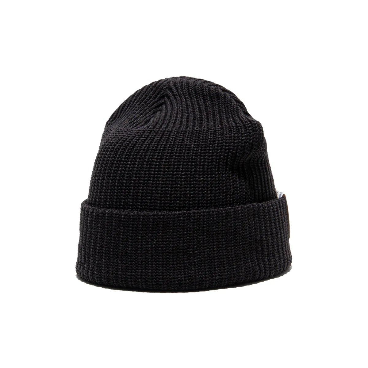 WOOL ACRYL DOG WATCH CAP - Black