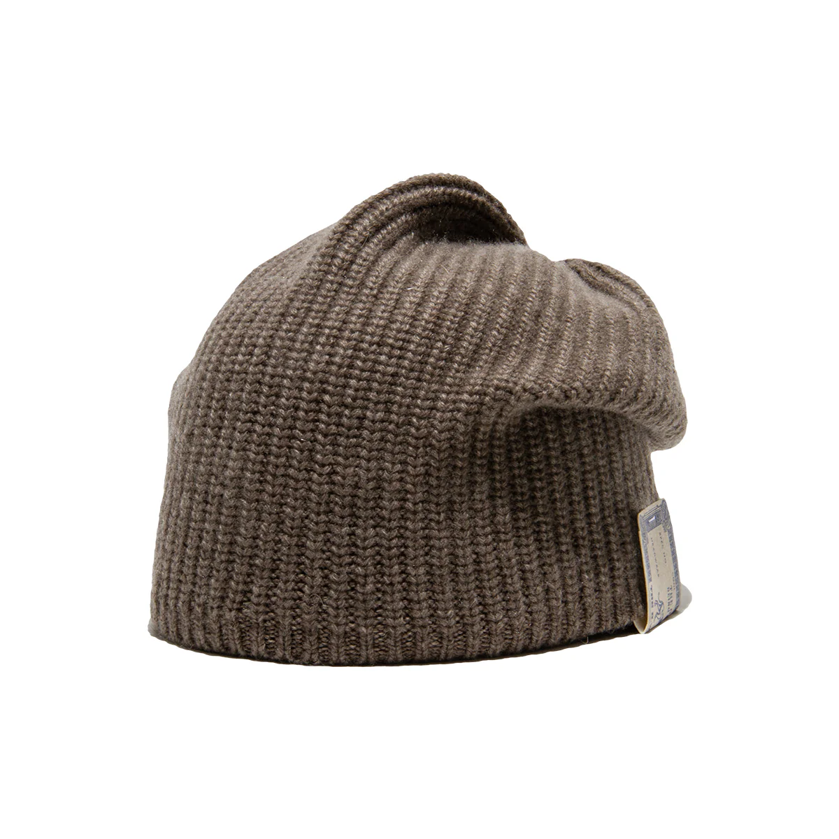 CASHMERE LOOSE KNIT CAP - Beige