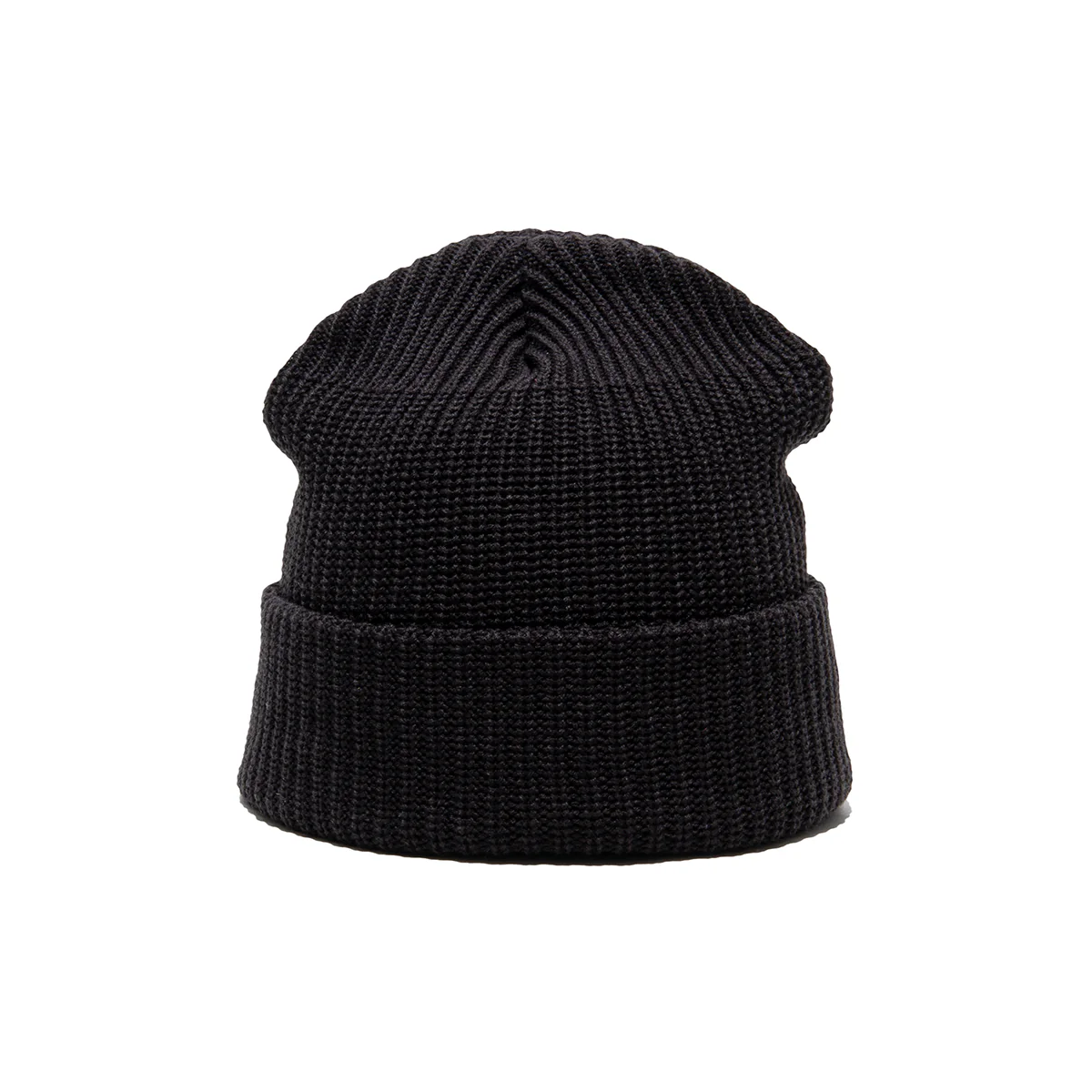 WOOL ACRYL DOG WATCH CAP - Black